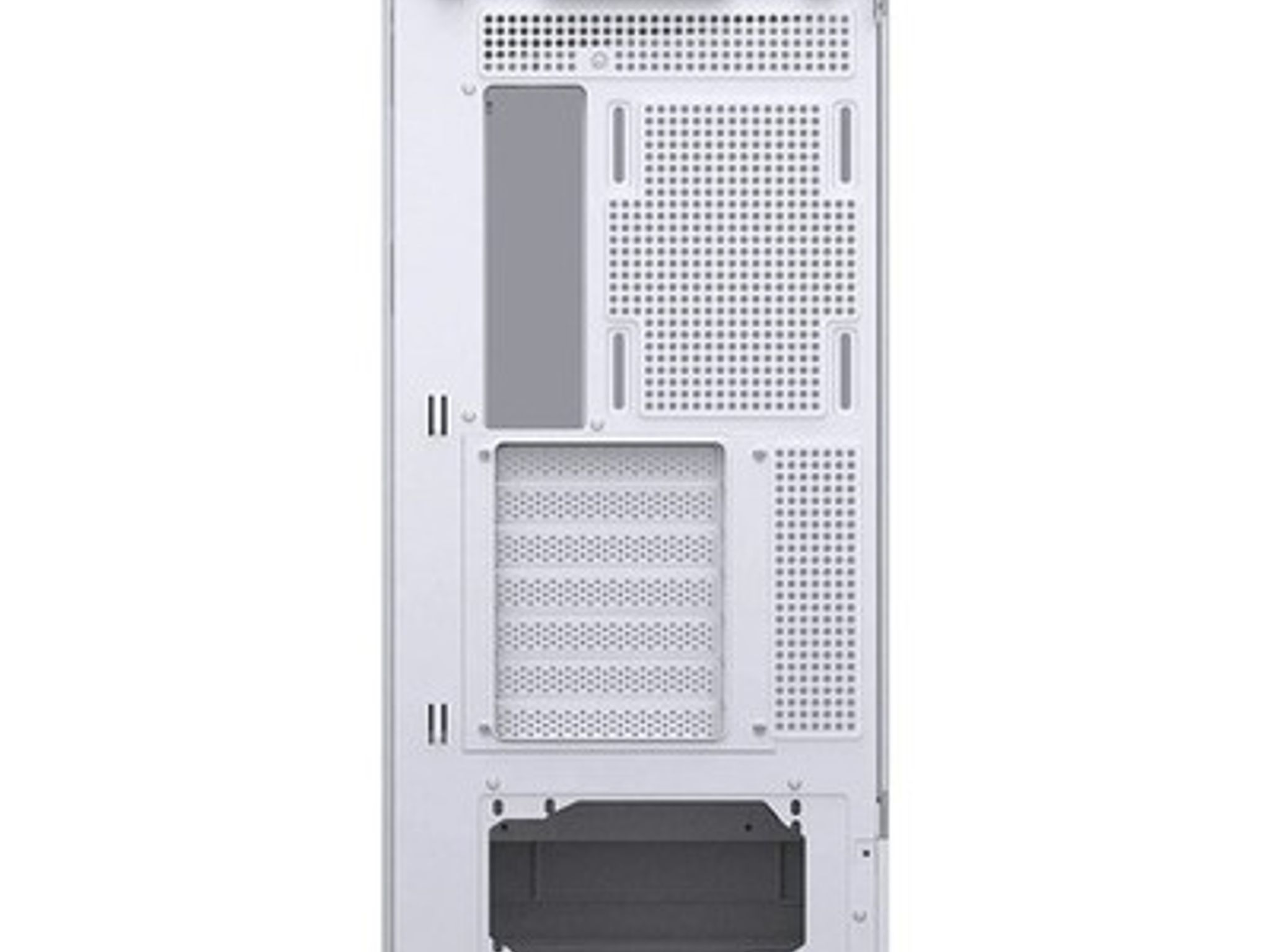 Clearance JONSBO D400 White ATX Mid Tower Case OEM Curved Glass - New