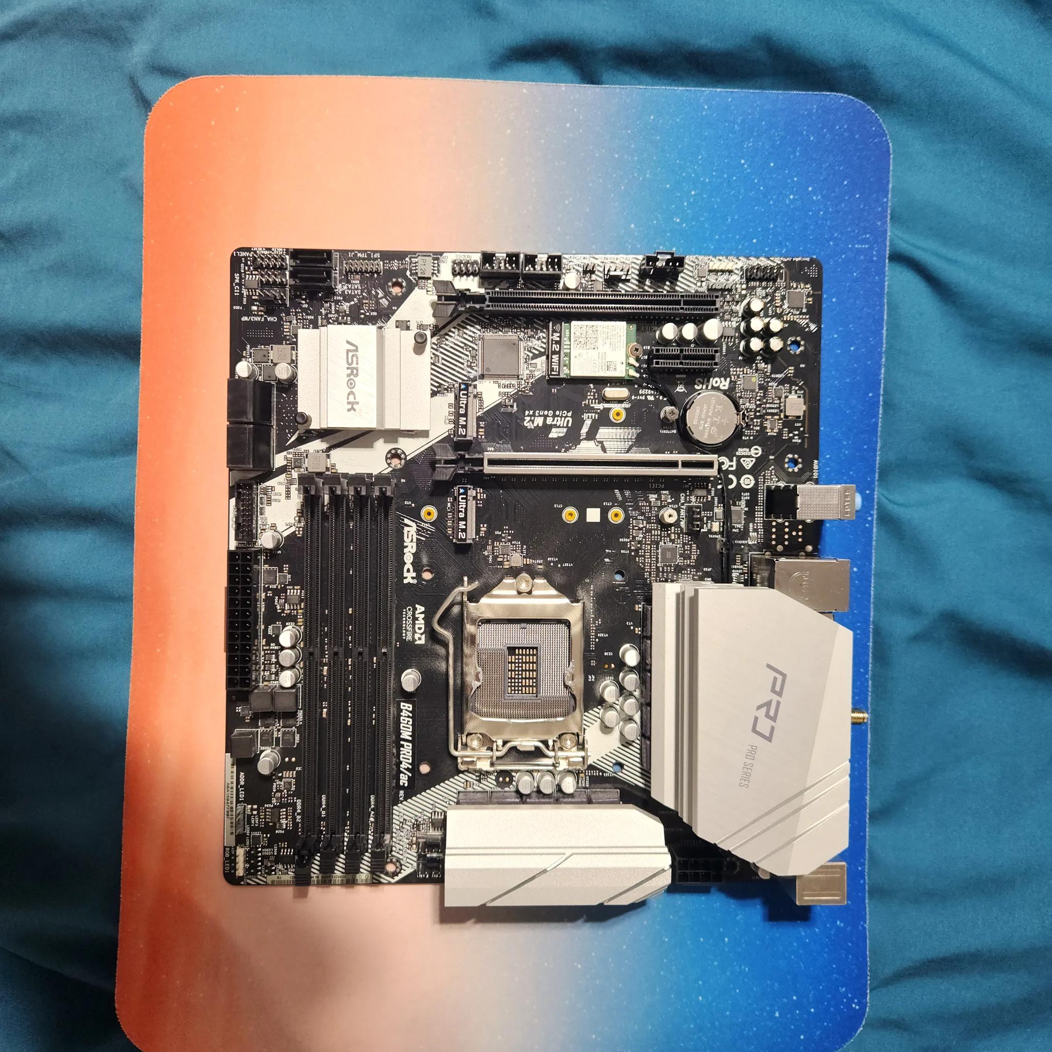 ASROCK B460M PRO4/AC micro ATX Motherboard Intel B460 Socket LGA1200