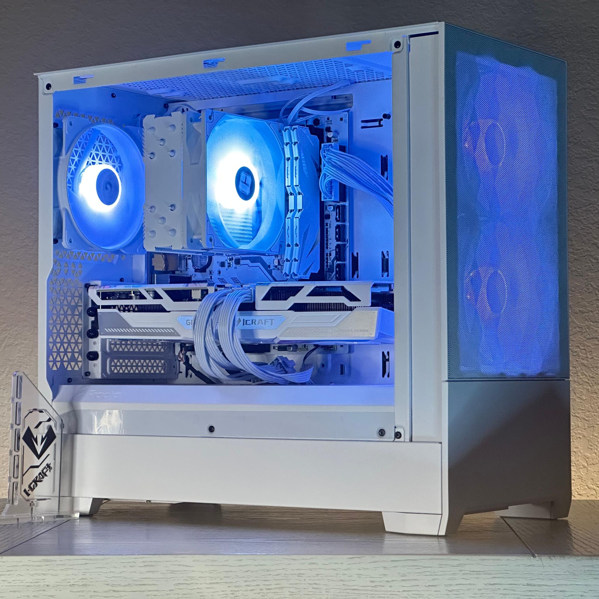 "WhiteNova" RTX 3070 TI 8GB, RYZEN 5, 32GB DDR4 RAM, WIN 11, WIFI, Gaming PC