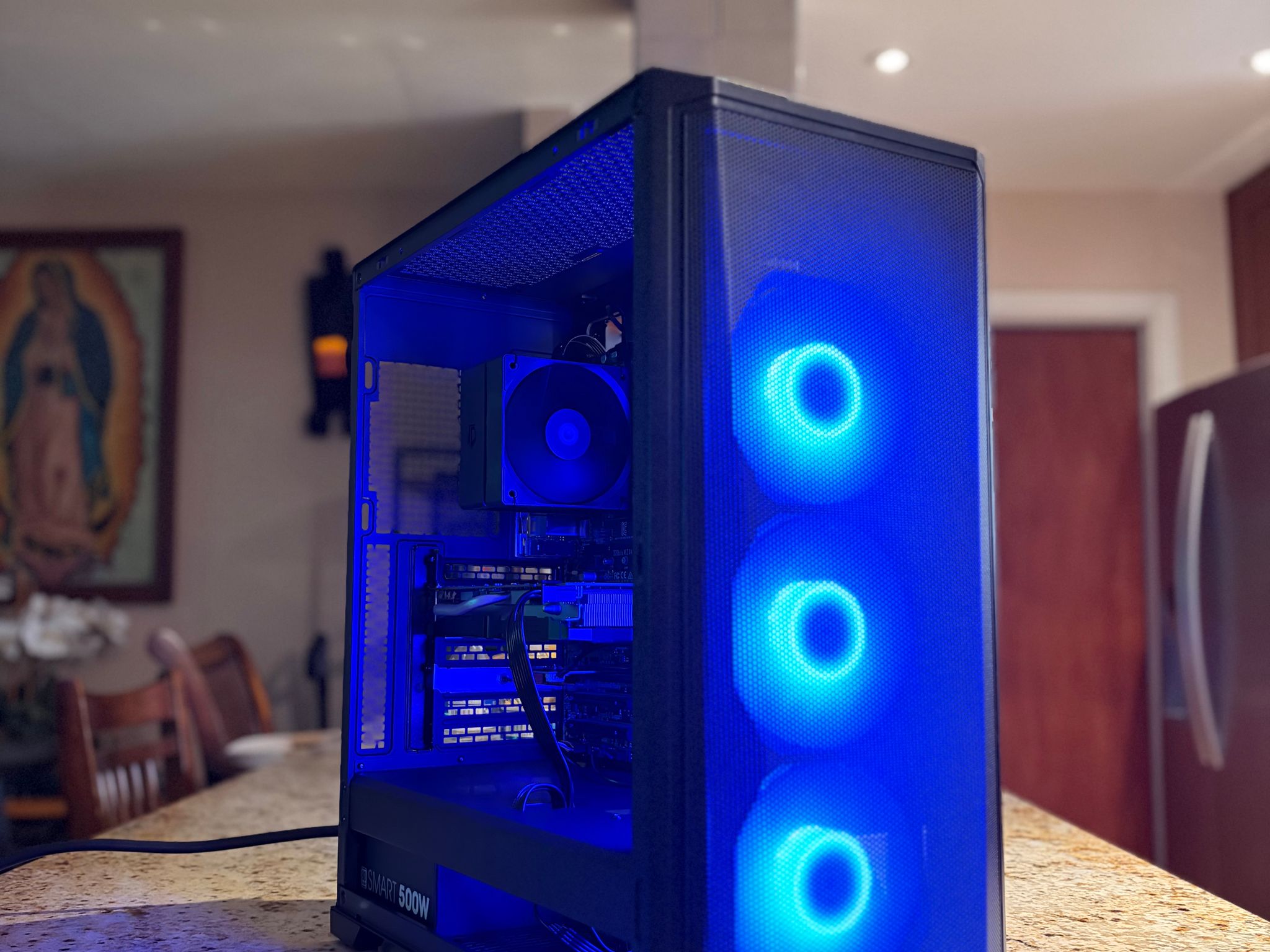 Black Gaming PC | 1660 Super 6GB | INTEL i7-7700 | 16GB RAM | 500GB SATA SSD | Wi-Fi + BT Pcie