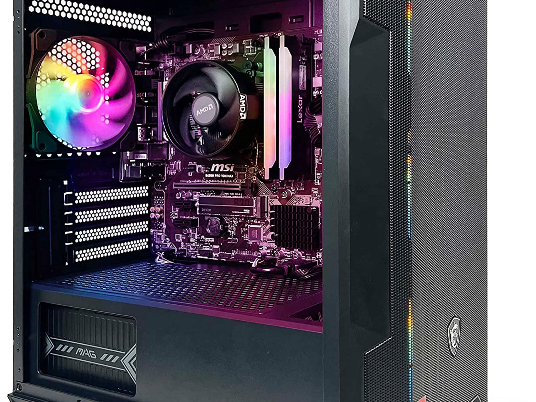 NSXGAMING Nova Desktop Gaming | AMD Ryzen 5 5600G | 16GB 2*8 GB DDR4 3600 | 512Gb M2 NVME SSD