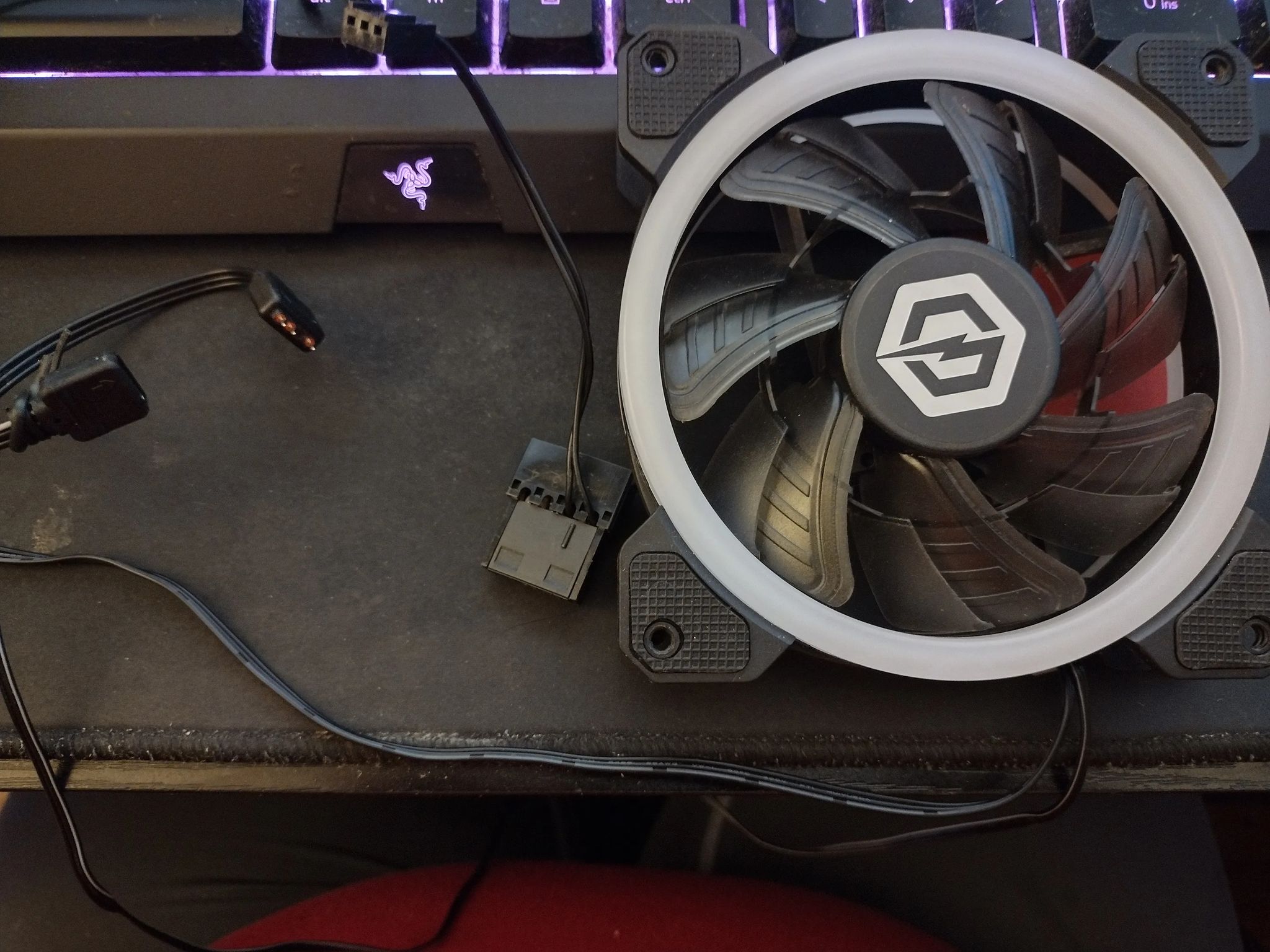 120mm green rgb case fan