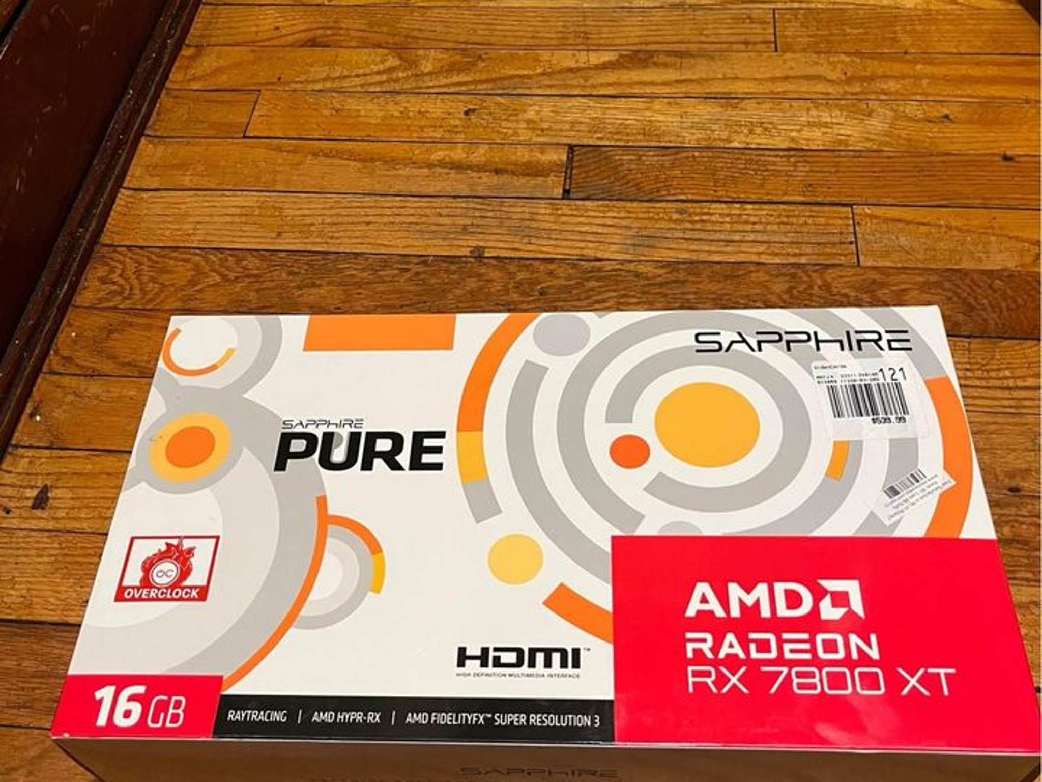 Sapphire Pure AMD Radeon RX 7800XT 16GB
