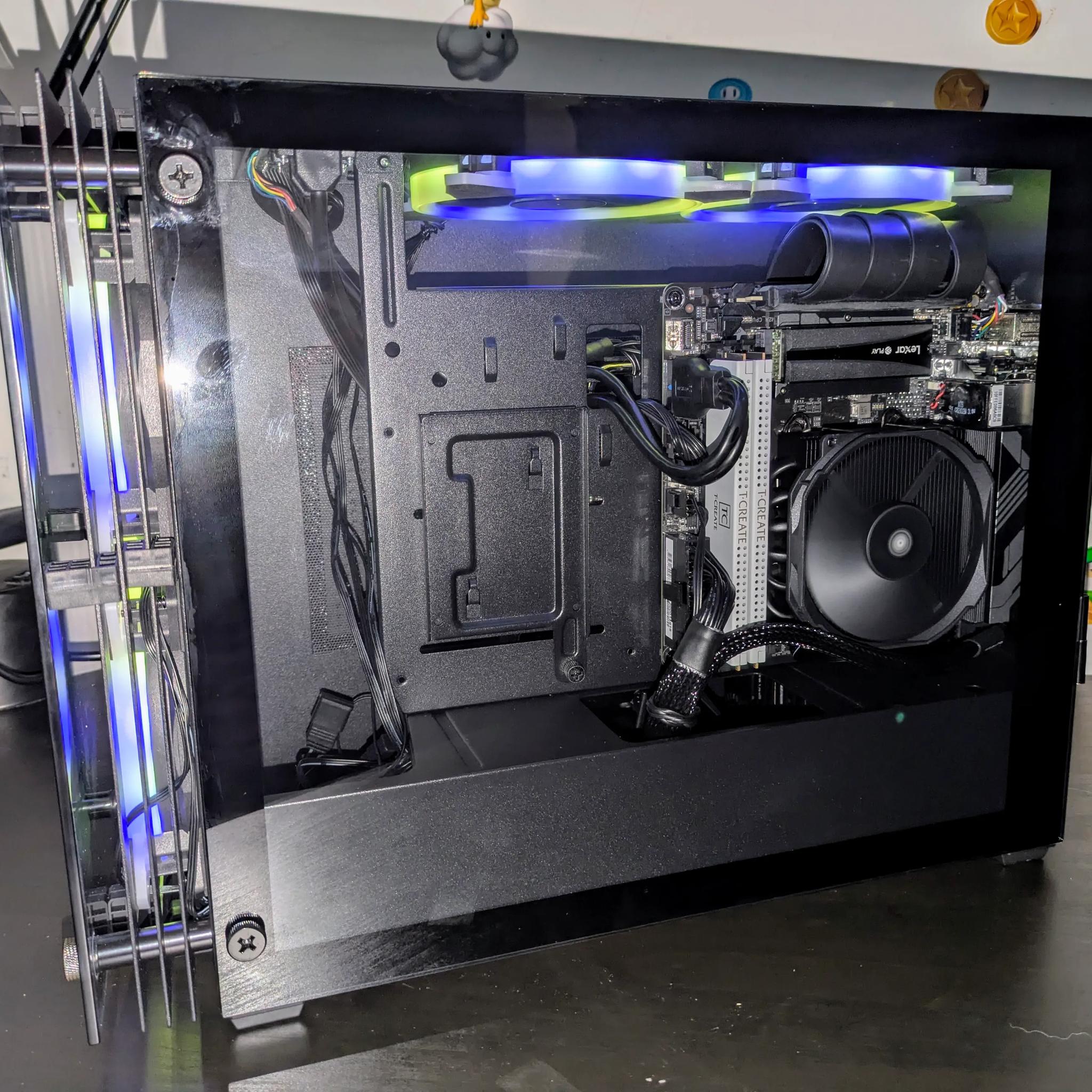 Rx 9060 XT 16GB | Ryzen 5 7500F | 32GB | 2TB SSD ITX SFF build