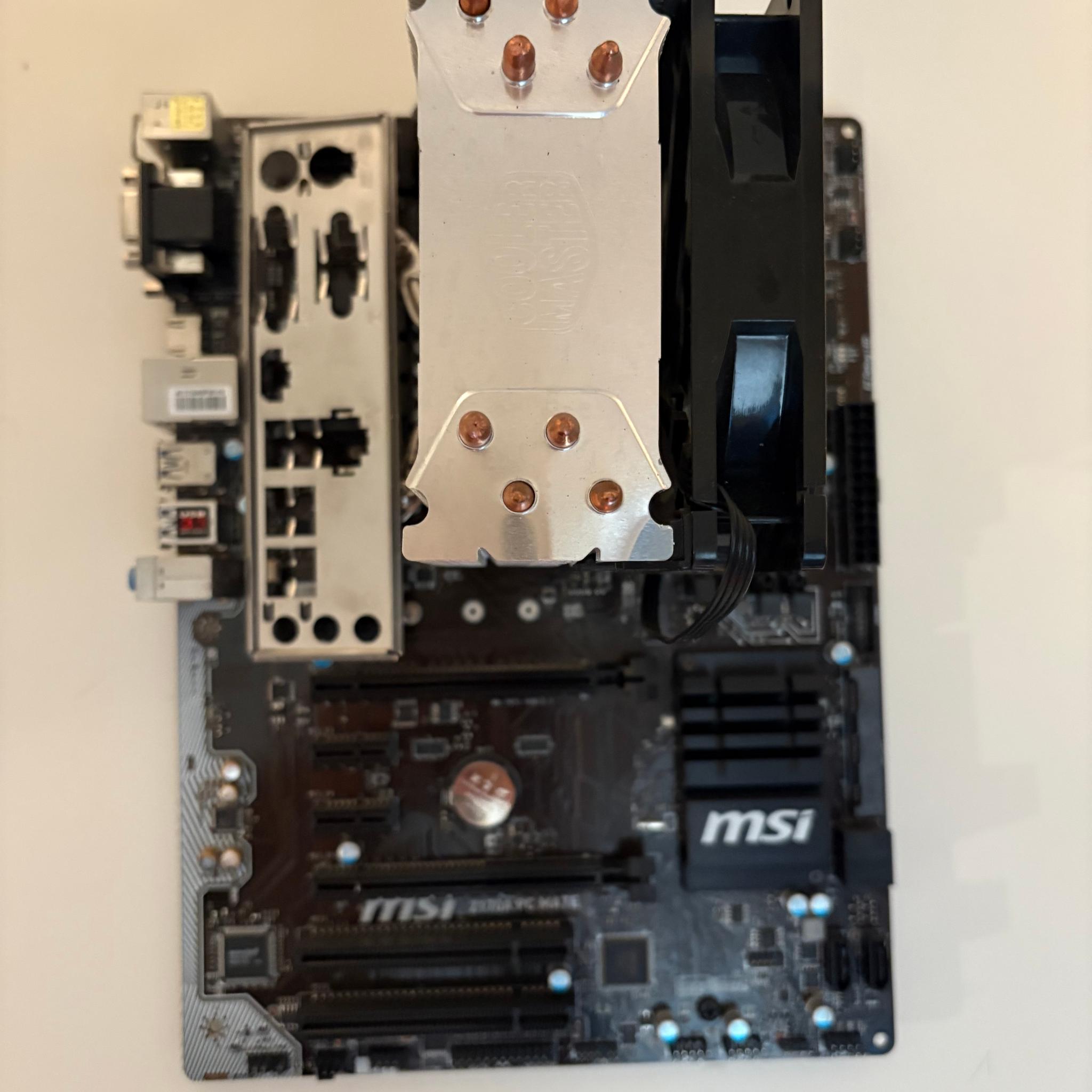 MSI Z170 Combo - Intel Core i5 6600K Quad-Core, Cooler Master Tower Cooler