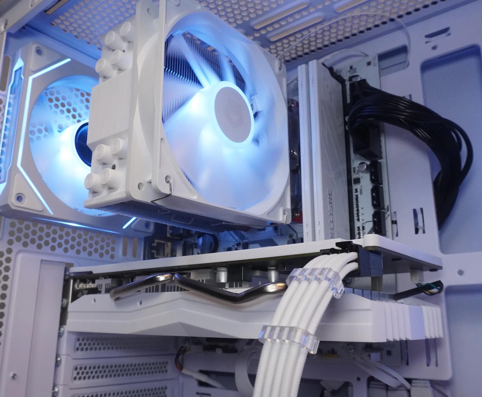 🤍ALL WHITE🤍 Starter GAMING MACHINE 🧡RX 580 2048SP 🧡 Ryzen 5 5500 | 32GB | 1TB...