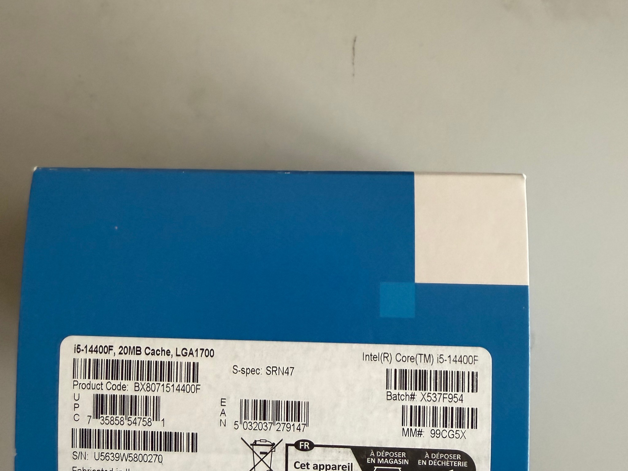 Intel Core i5-14400F
