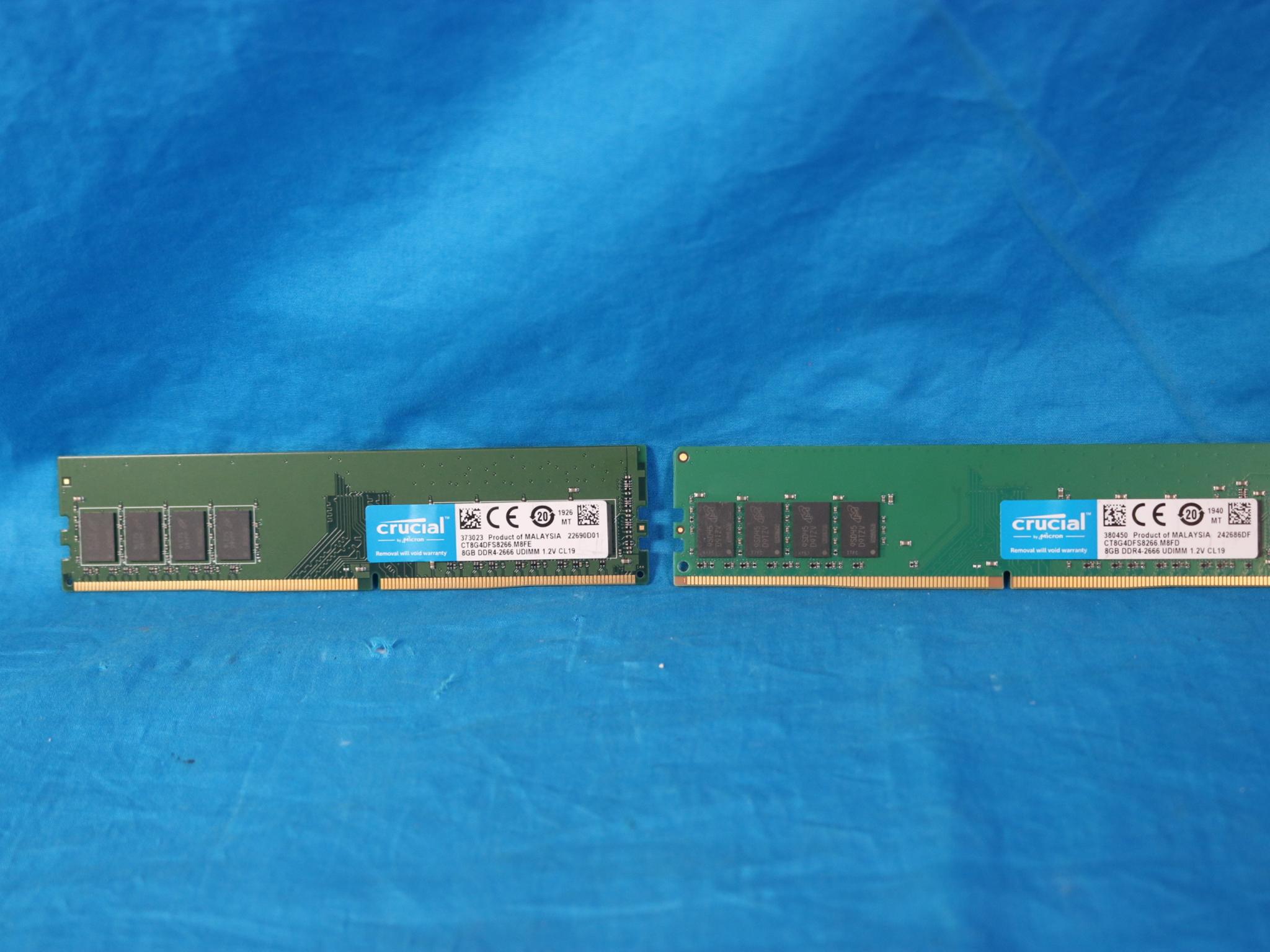 16GB Kit of 2666mhz Crucial DDR4 Desktop DIMM Memory Sticks (2x 8GB) - 4730755079
