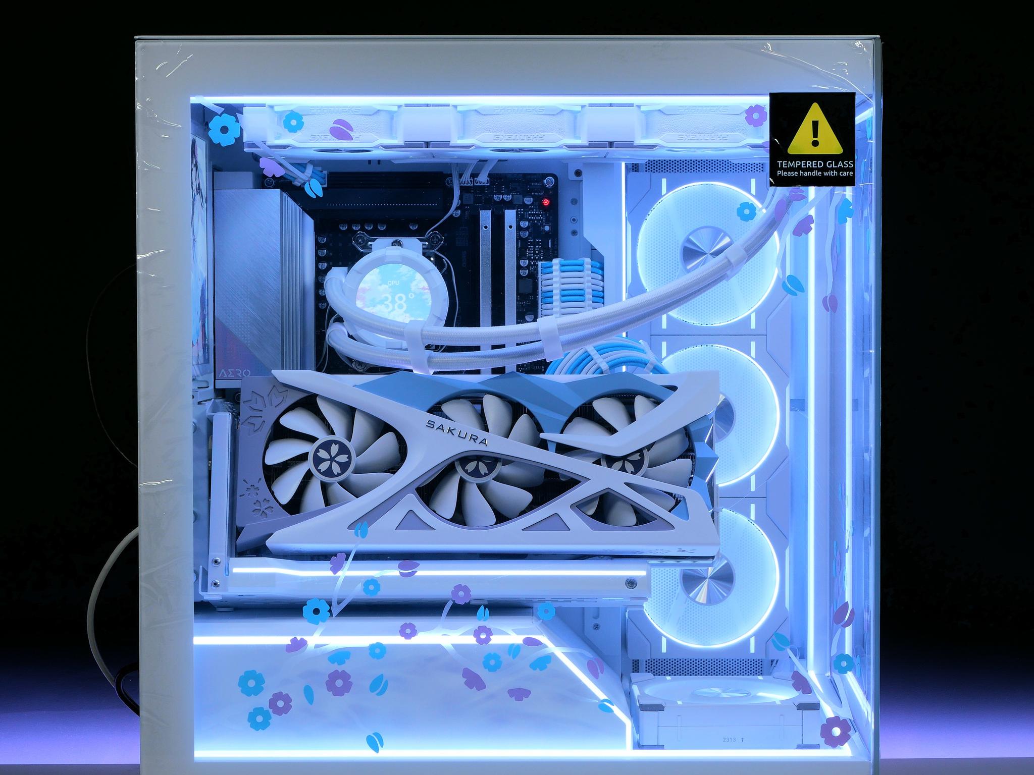 🌸Sakura👰🏻‍♀️NV5 🩵|💜 Ryzen 7800X3D, RX 7800XT, 32GB RAM, 2TB nvme White gaming pc