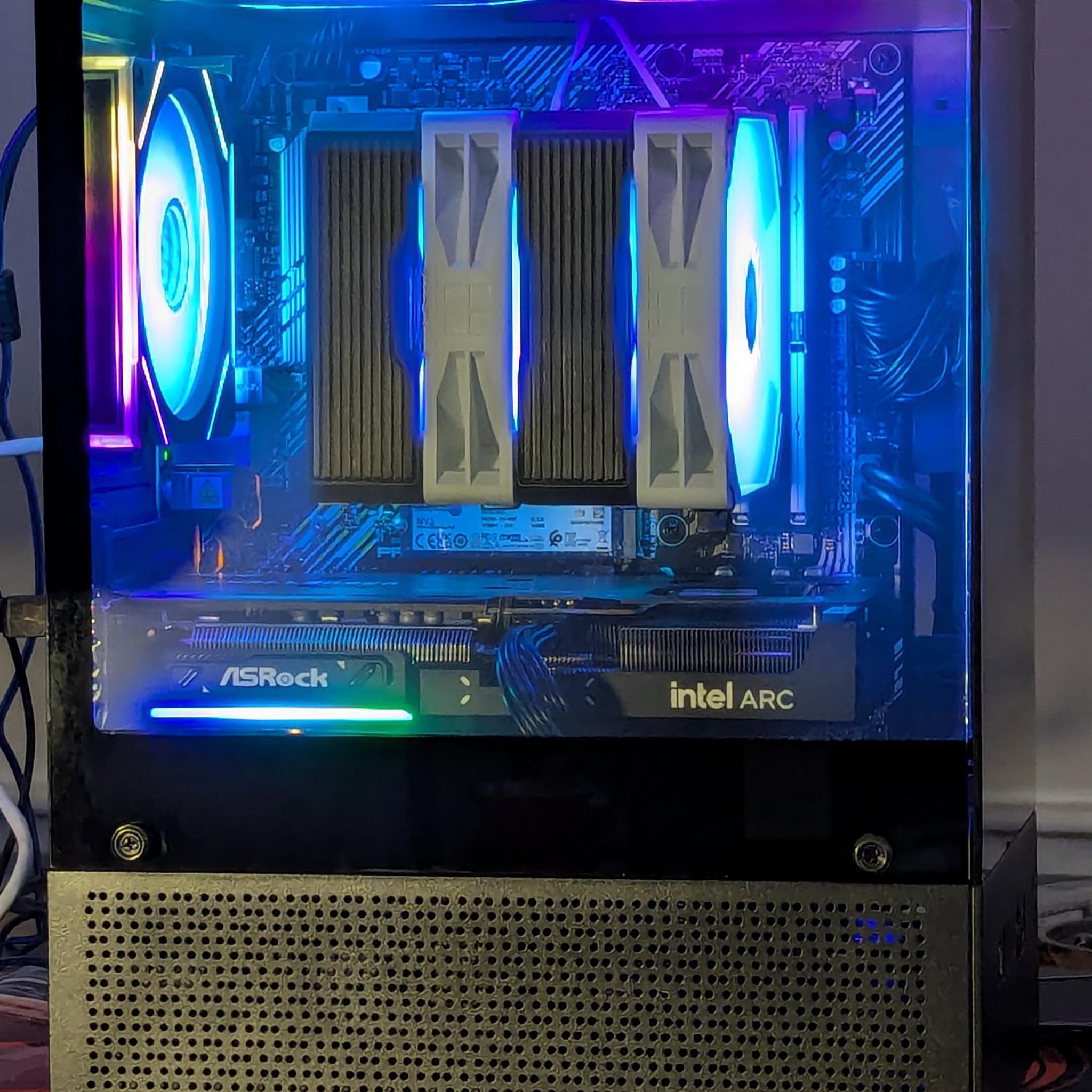 Gaming PC|AMD Ryzen 7 3700X|INTEL ARC B570 10GB|1 TB NVME SSD|32 GB DDR4 3200|Windows 11 Home Active