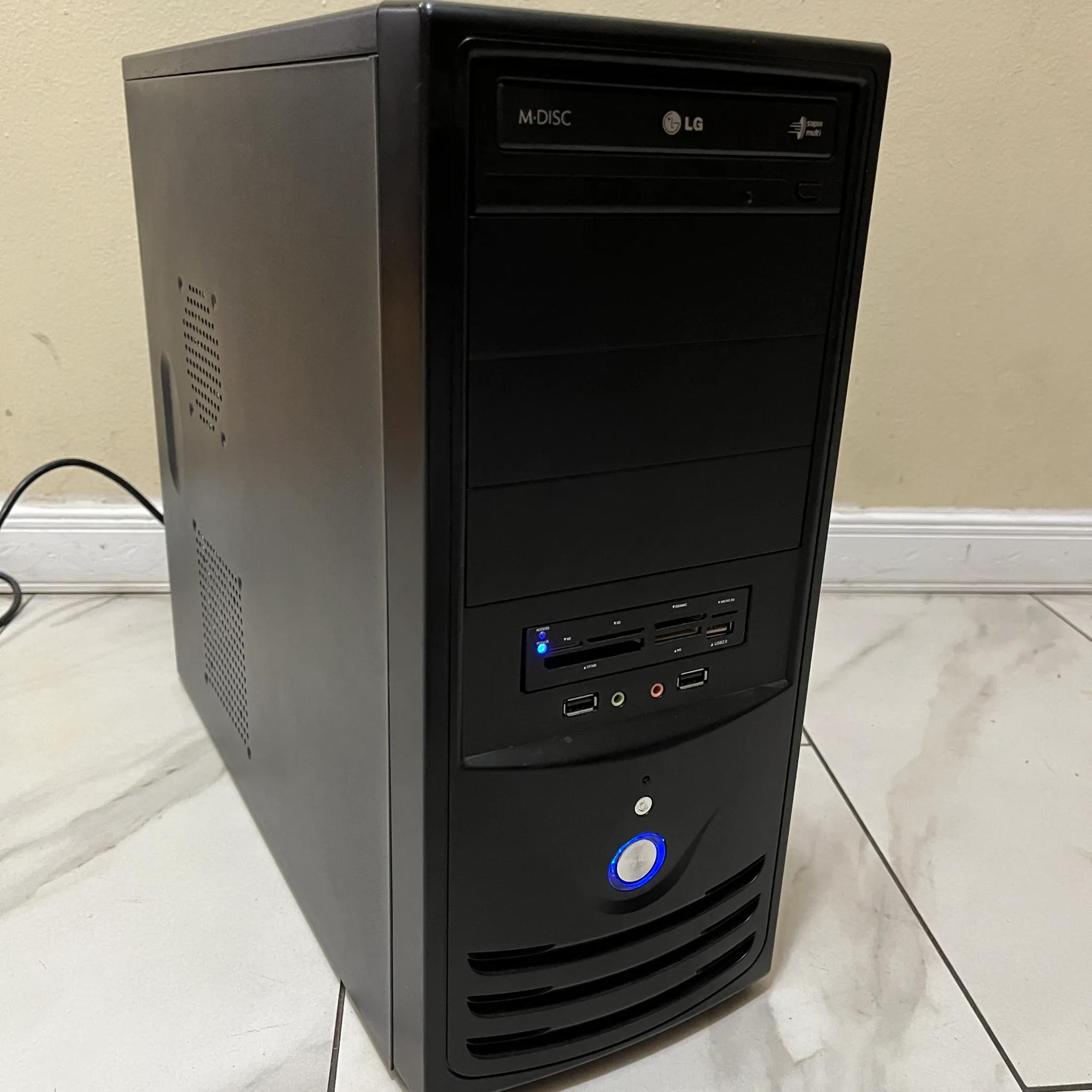 🖥️ Sleeper Gaming PC - Intel i5-11400F, AMD W5700 8GB, 16 GB RAM, 1 TB Storage, High Performance PC