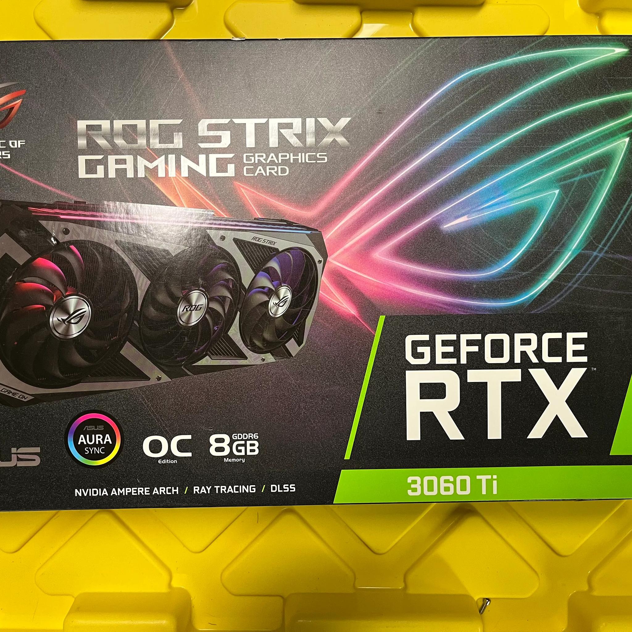 Asus ROG Strix NVIDIA GeForce RTX 3060 Ti OC