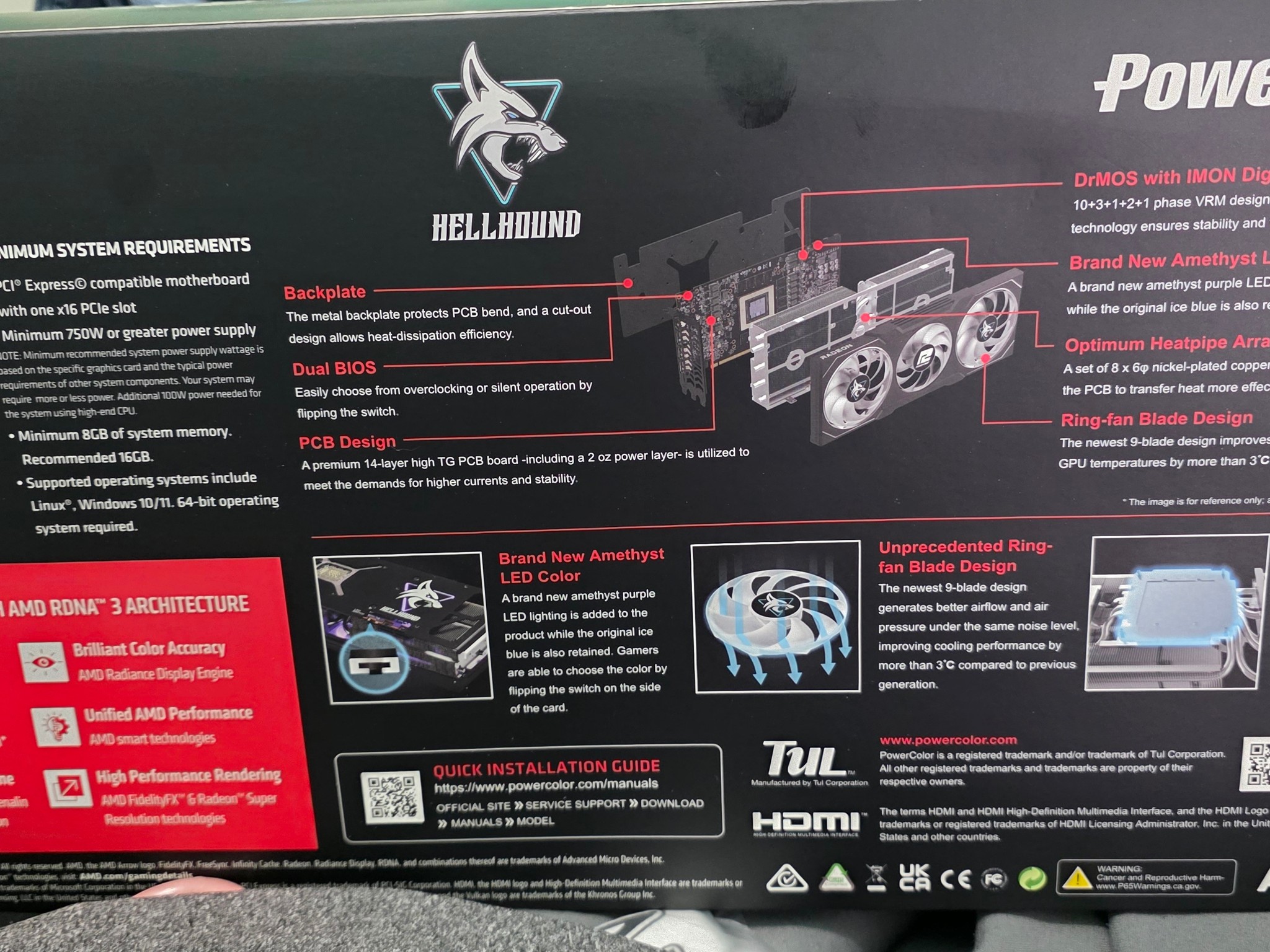 PowerColor Hellhound OC Radeon RX 7900 XT