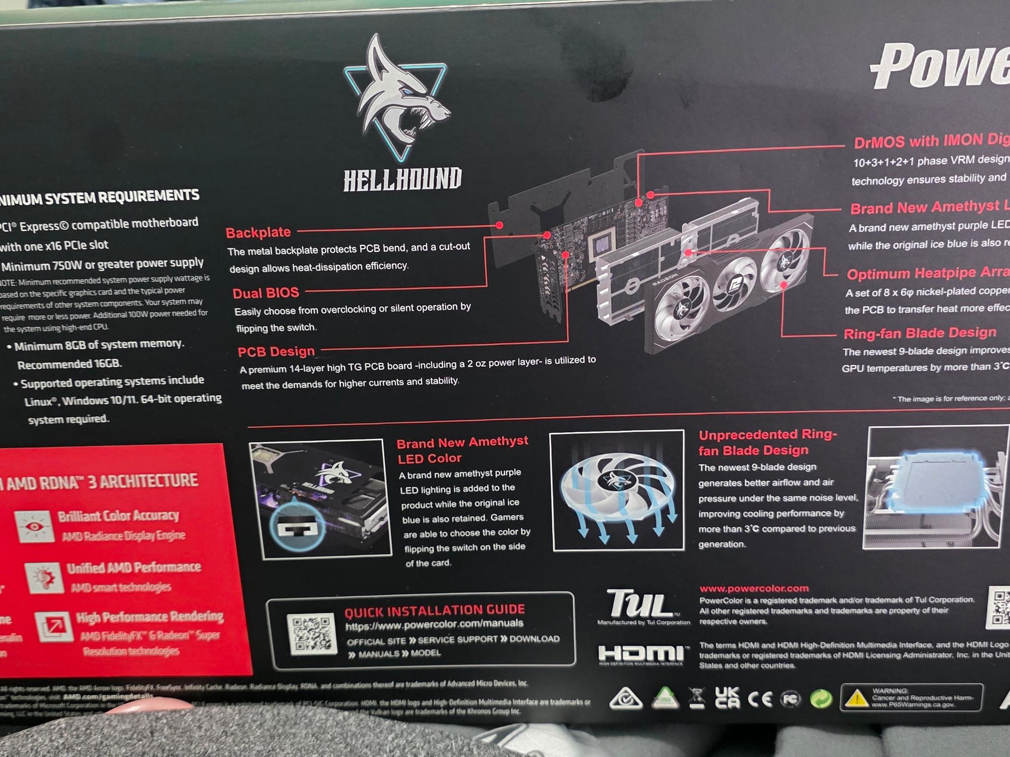 PowerColor Hellhound OC Radeon RX 7900 XT