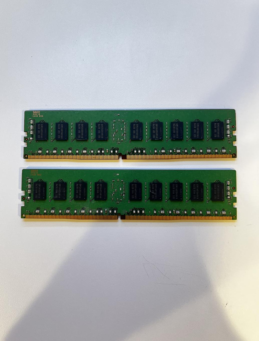 Samsung DDR4 16GB (2x8) 2133MHz ECC RAM Memory ‼️ Read Description ‼️