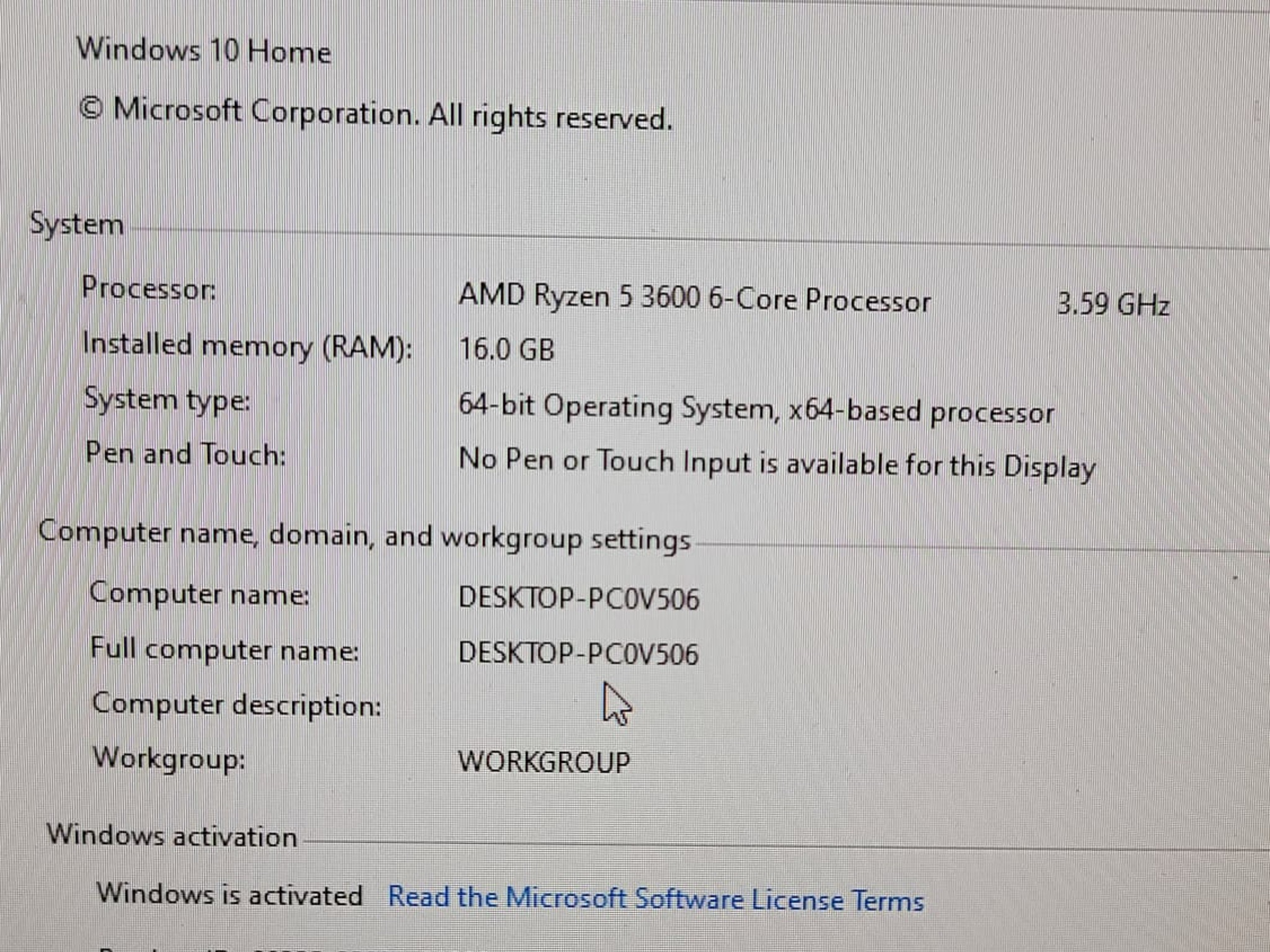 HP Omen Build ( Ryzen 3600 GTX 1060 6G)