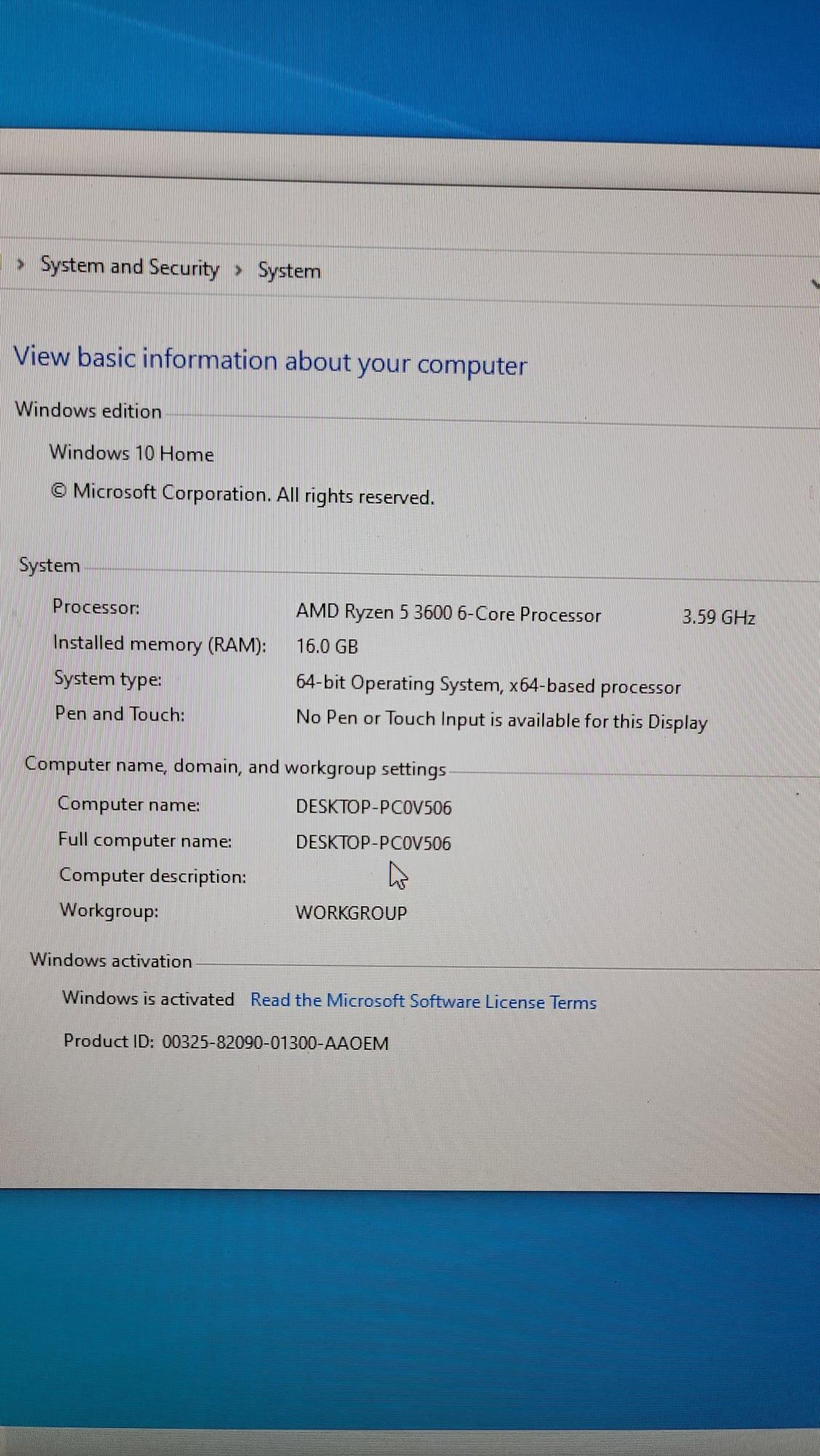 HP Omen Build ( Ryzen 3600 GTX 1060 6G)