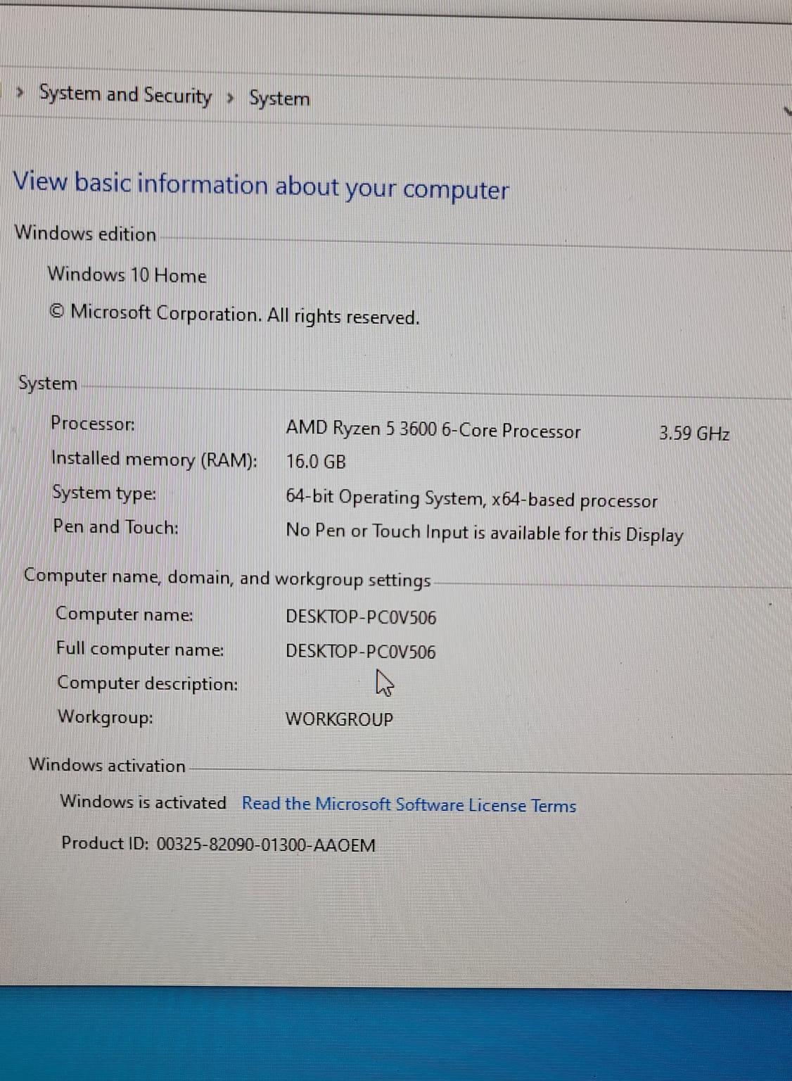 HP Omen Build ( Ryzen 3600 GTX 1060 6G)