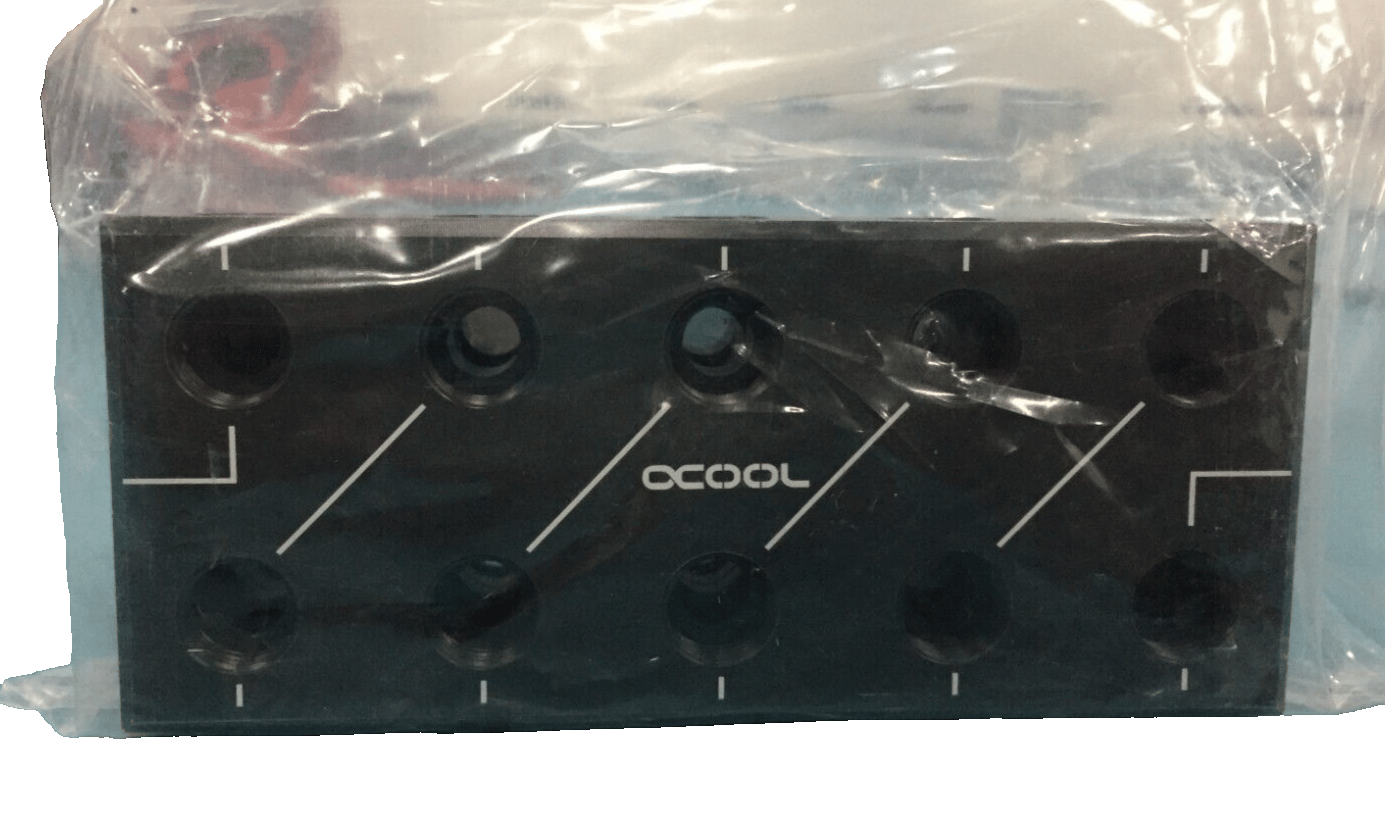 Alphacool ES Distro Plate C5 12995 - Open Box, Missing Accessories