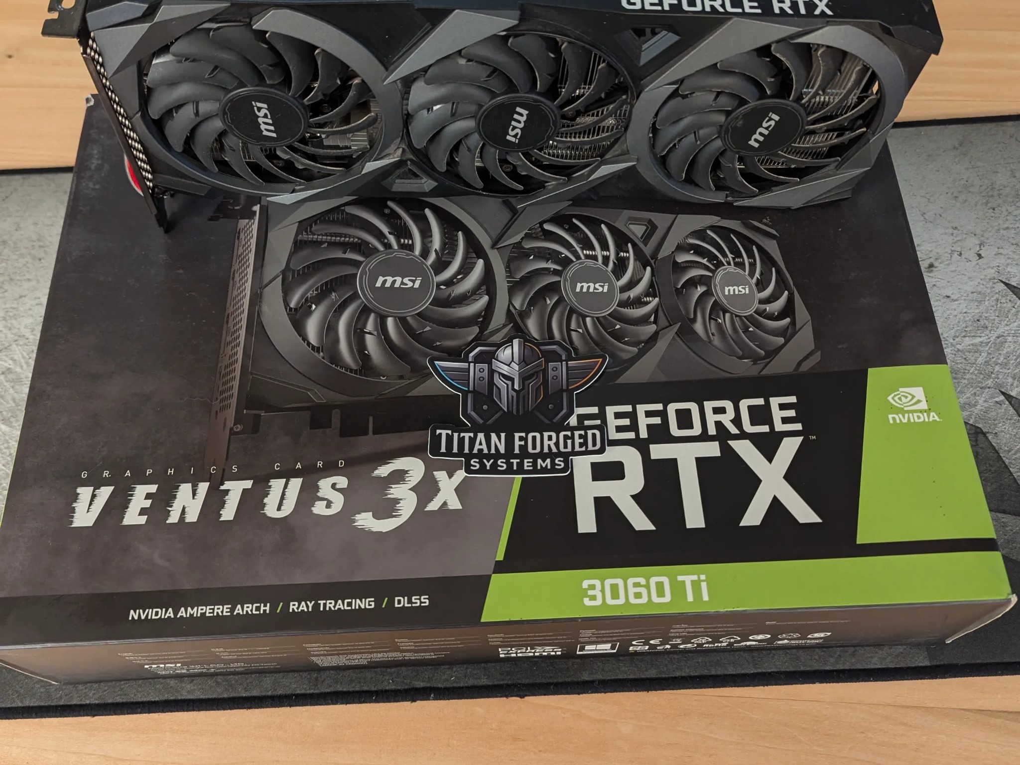 🌪️ MSI 3060 Ti VENTUS 3X OC – Triple-Fan Powerhouse | 8GB GDDR6 | Ampere Performance
