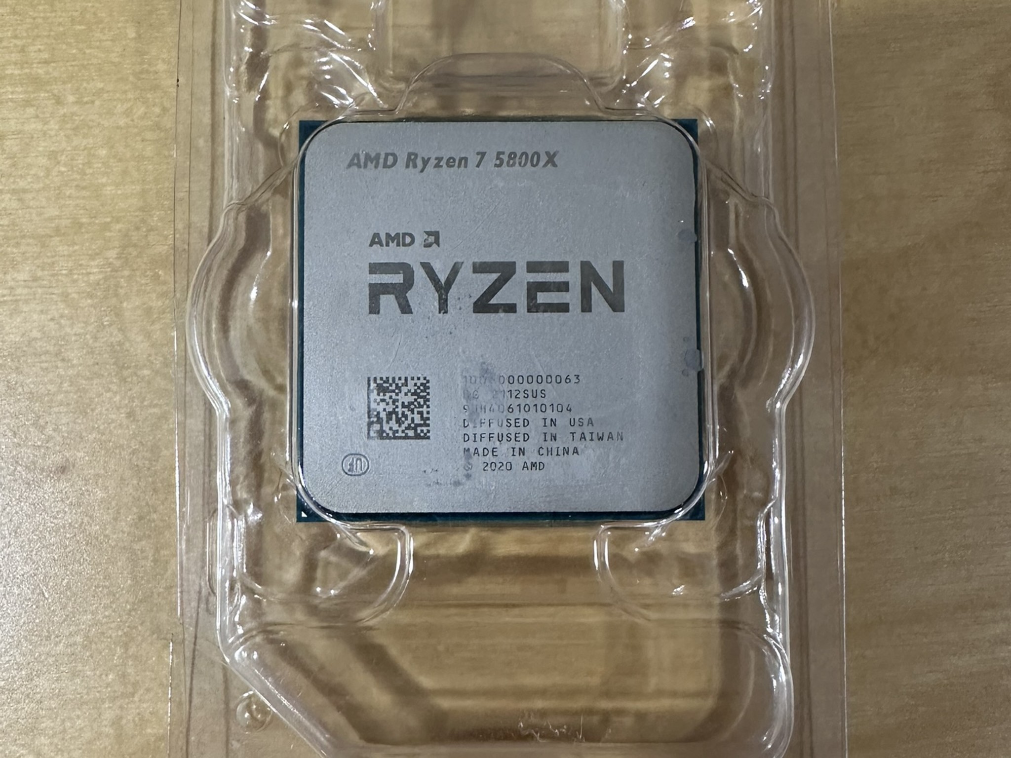 AMD Ryzen 7 5800X 8-Core 16-Thread CPU