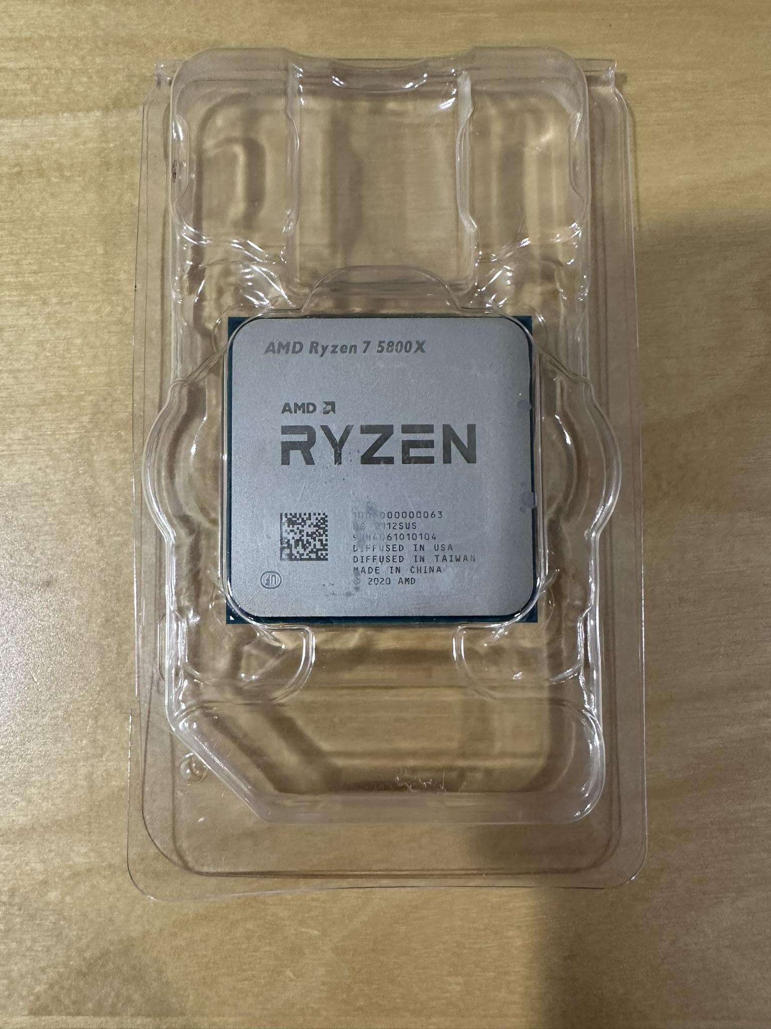 AMD Ryzen 7 5800X 8-Core 16-Thread CPU