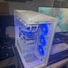 Custom White All AMD build.  9070XT and 9700X CPU
