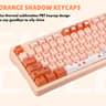 Colorful Gameow Mechanical Gaming Keyboard, Thermal Sublimation PBT Key Cap With Vibrant Cute Design