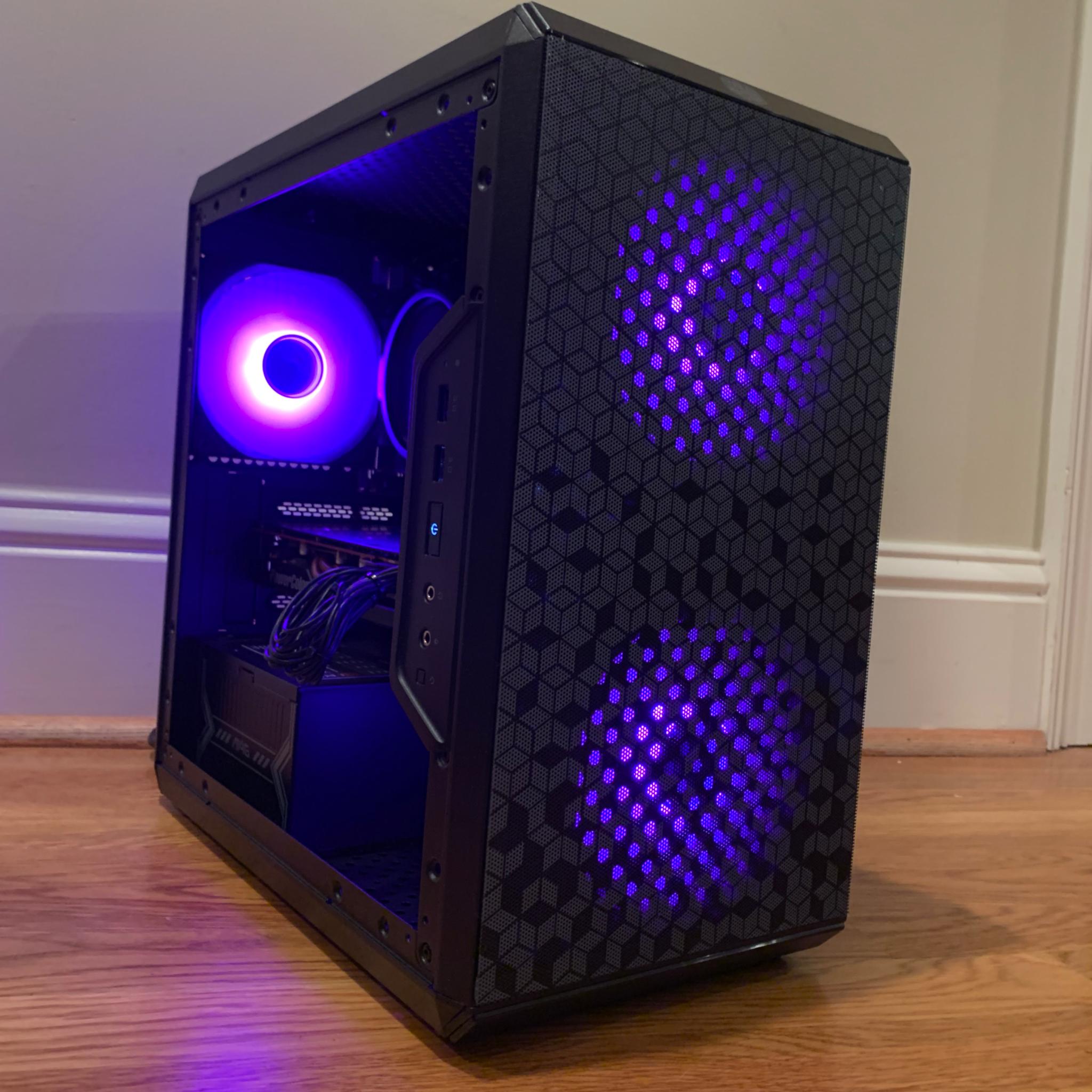 RX 5700 XT RYZEN 5 3600 CUSTOM RGB GAMING PC 16GB RAM 500GB M.2 NVMe SSD WINDOWS 10 INSTALLED