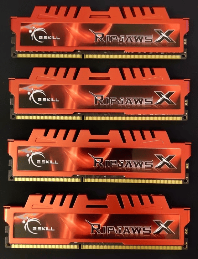 G.Skill RipJawsX 32GB(4x8GB) DDR3 1333MHz CL9 RAM