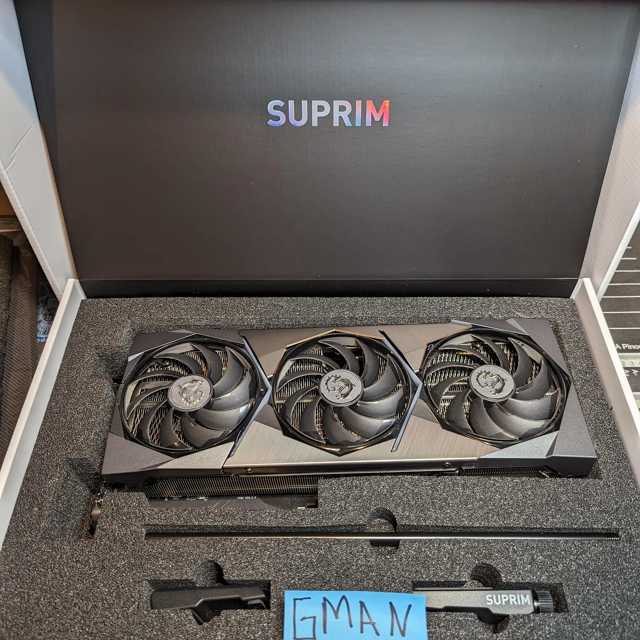 MSI Suprim X GeForce RTX 3070 8GB GDDR6