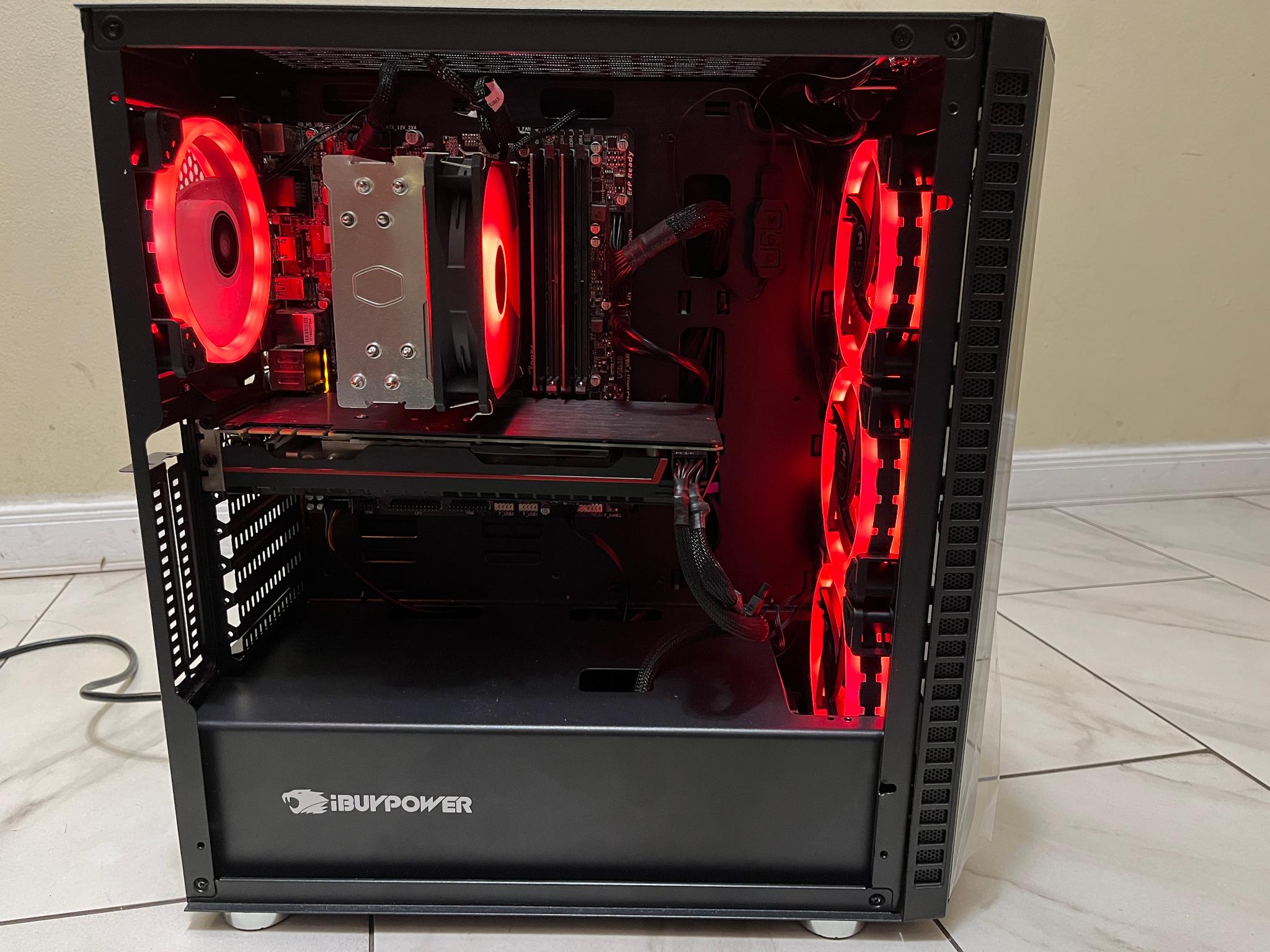 🟠🔥NVIDIA GTX 1080, Intel i7-7700, 16GB RAM, 1 TB Storage, High Performance Gaming PC w/ RGB Remote