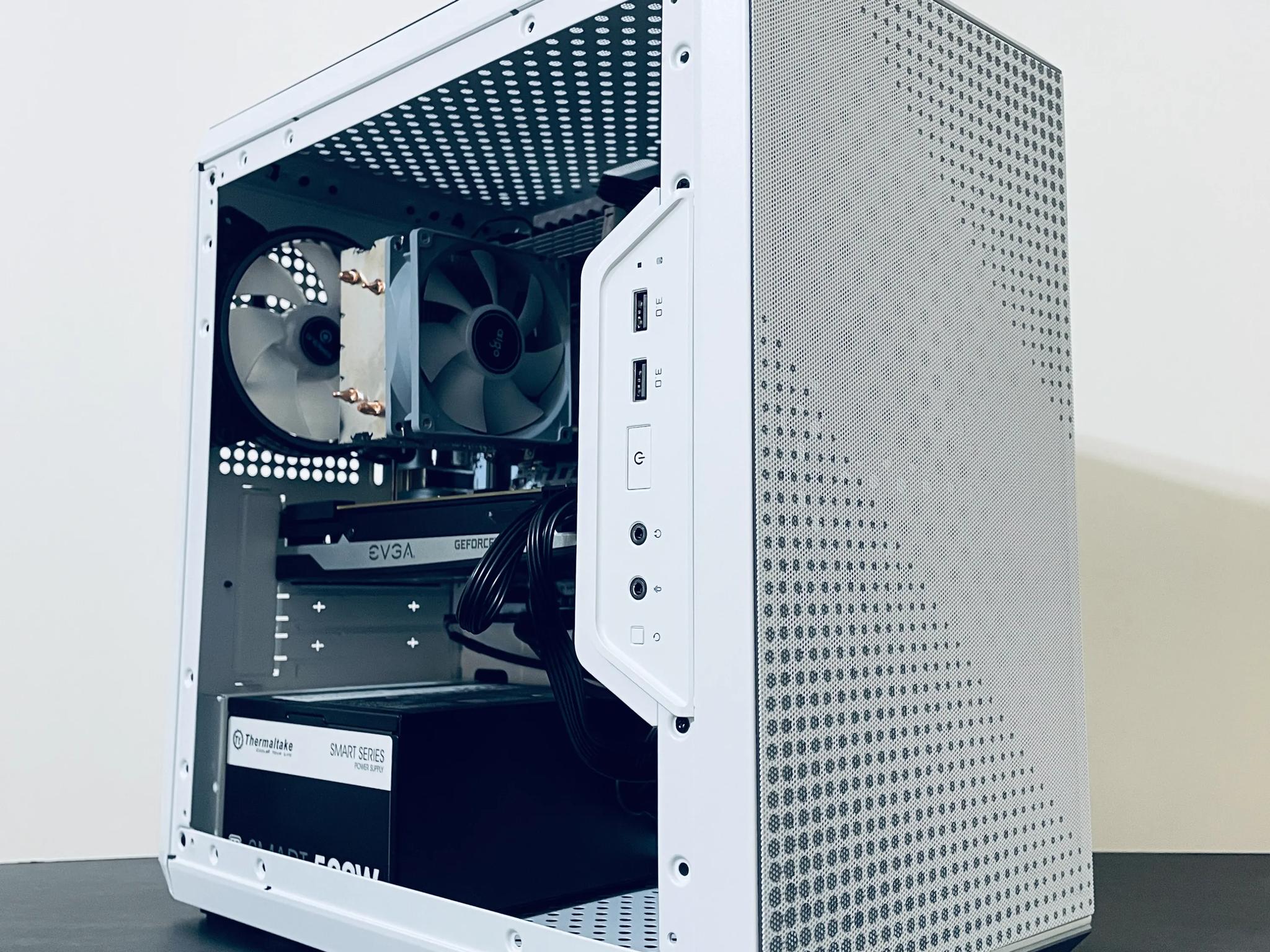 ⚡Budget White Gaming PC - Intel Xeon 10-cores ● 16GB RAM ● 512GB SSD ● Wi-Fi ● Nvidia GTX 980