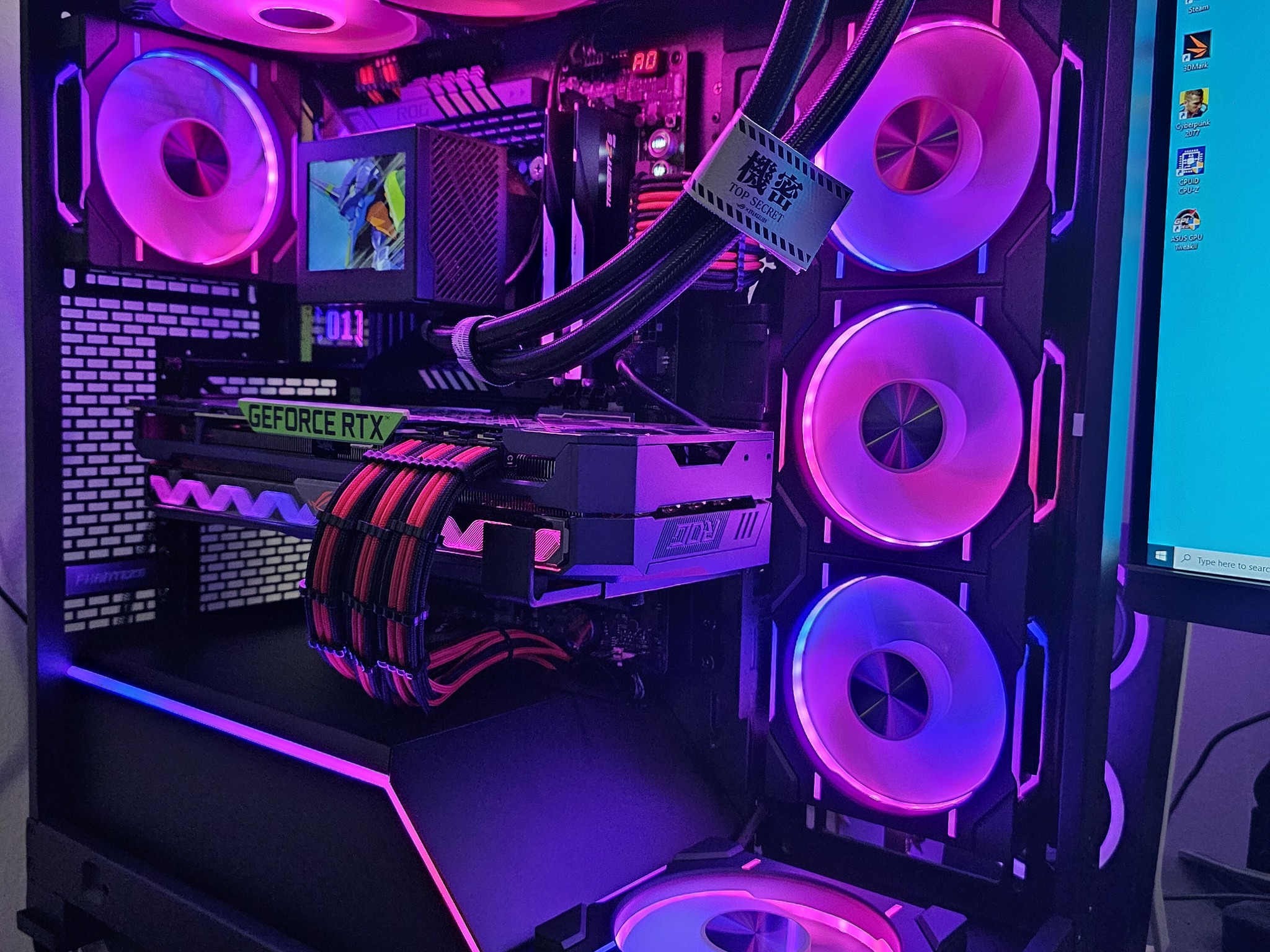 EVA TEST TYPE-01 CUSTOM GAMING PC w i7 14700K // STRIX EVA RTX 3090 // 2TB NVME // 32GB DDR5