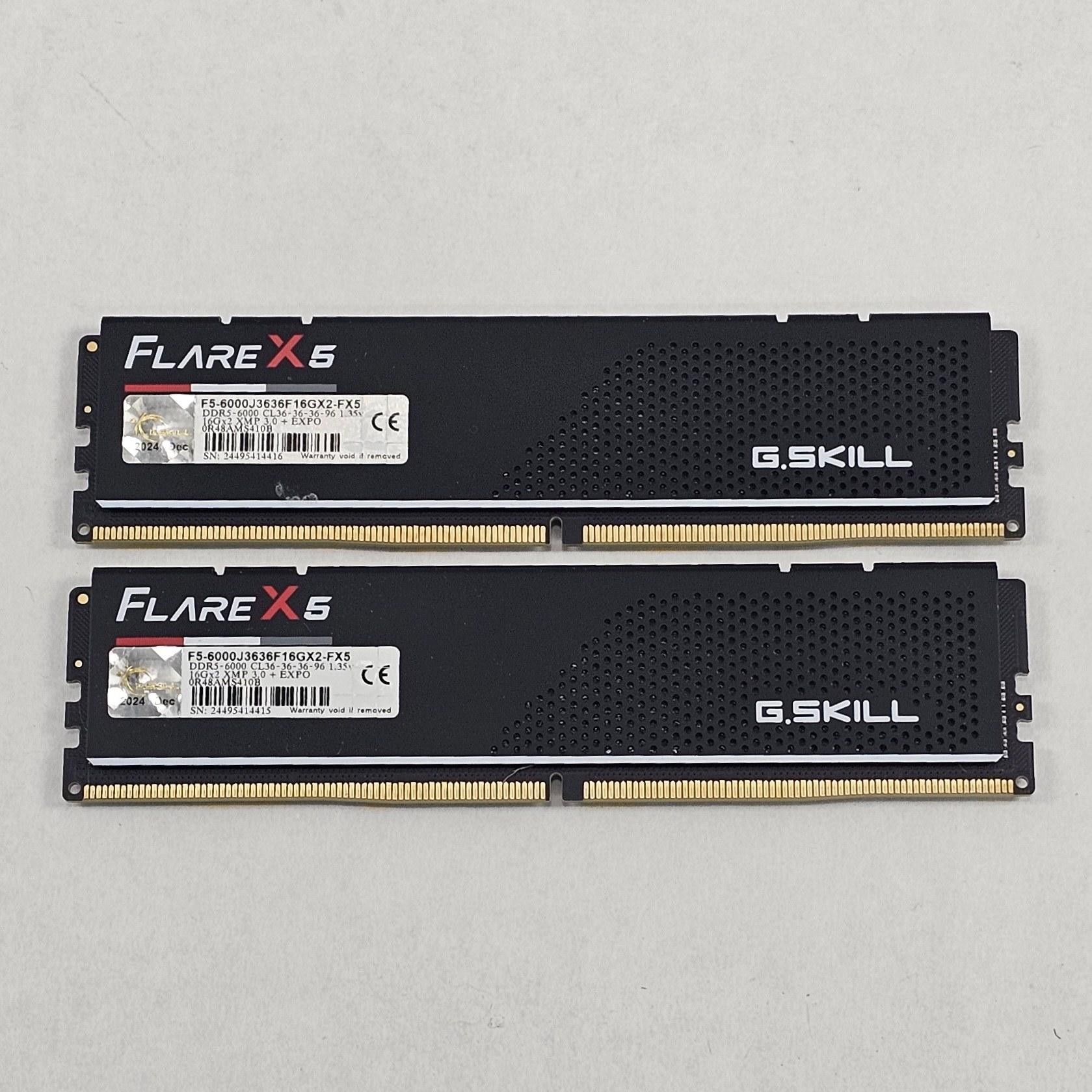 32GB DDR5 (2x16GB) CL36 6000MT/s G.Skill