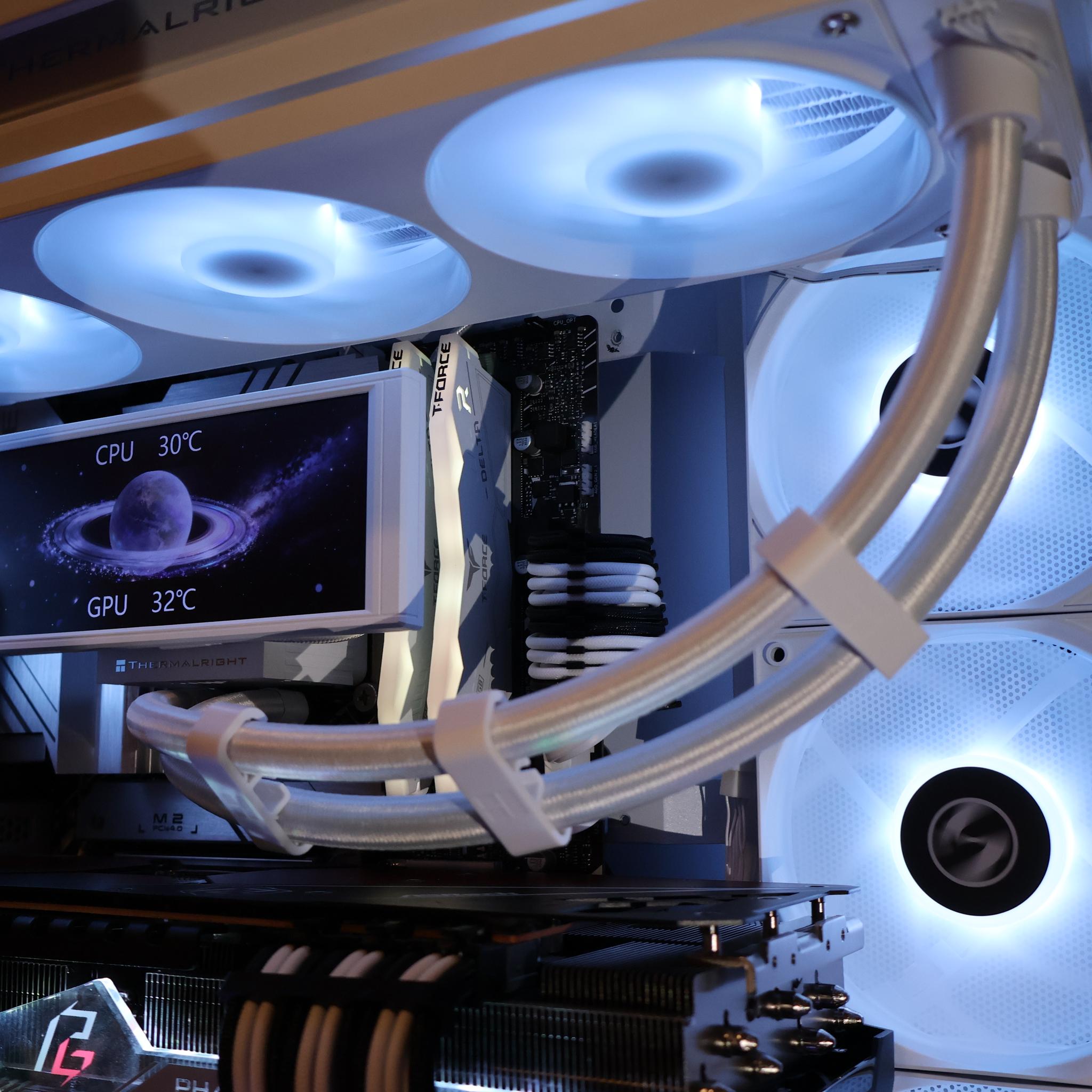 7900XTX | 14900KF | 64GB DDR5 | 2TB NVME | White Custom Gaming PC