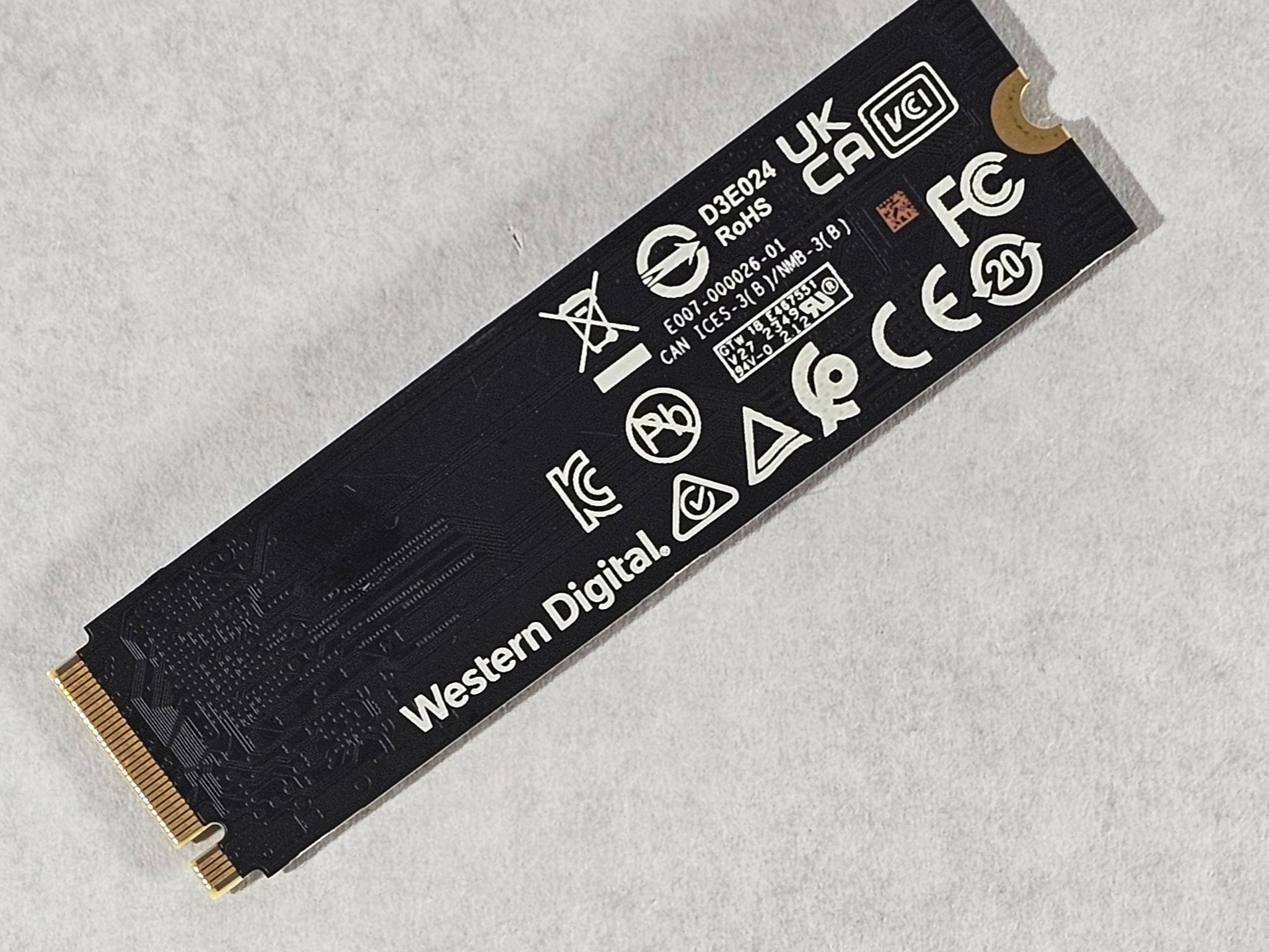 1TB NVMe M.2 SSD WD Blue SN580 Gen4