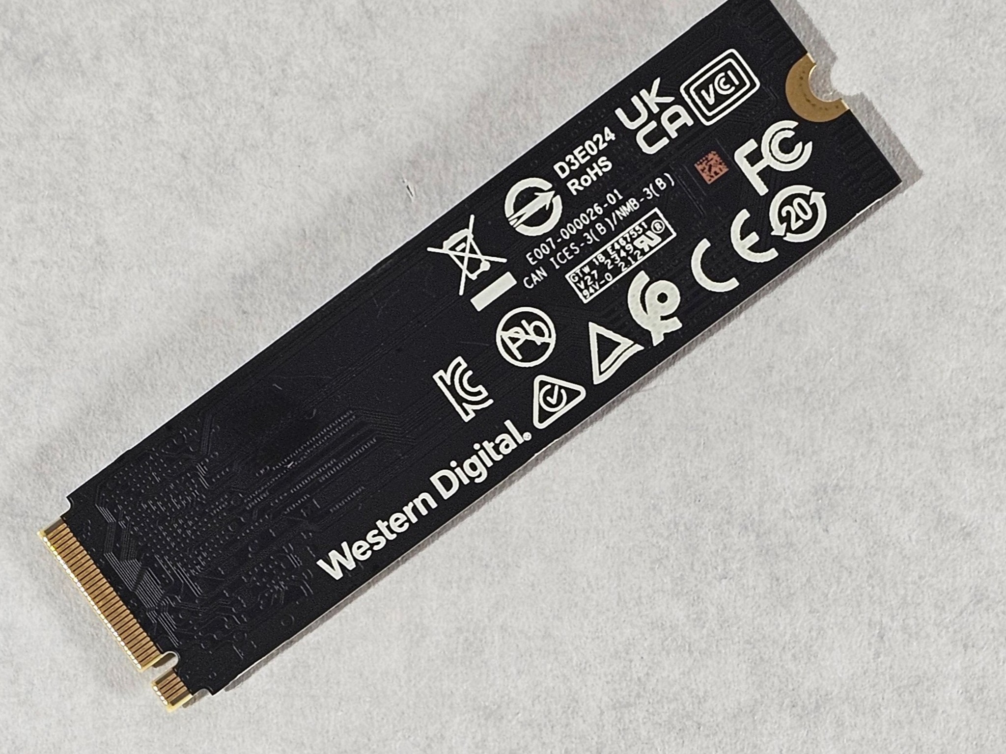 1TB NVMe M.2 SSD WD Blue SN580 Gen4