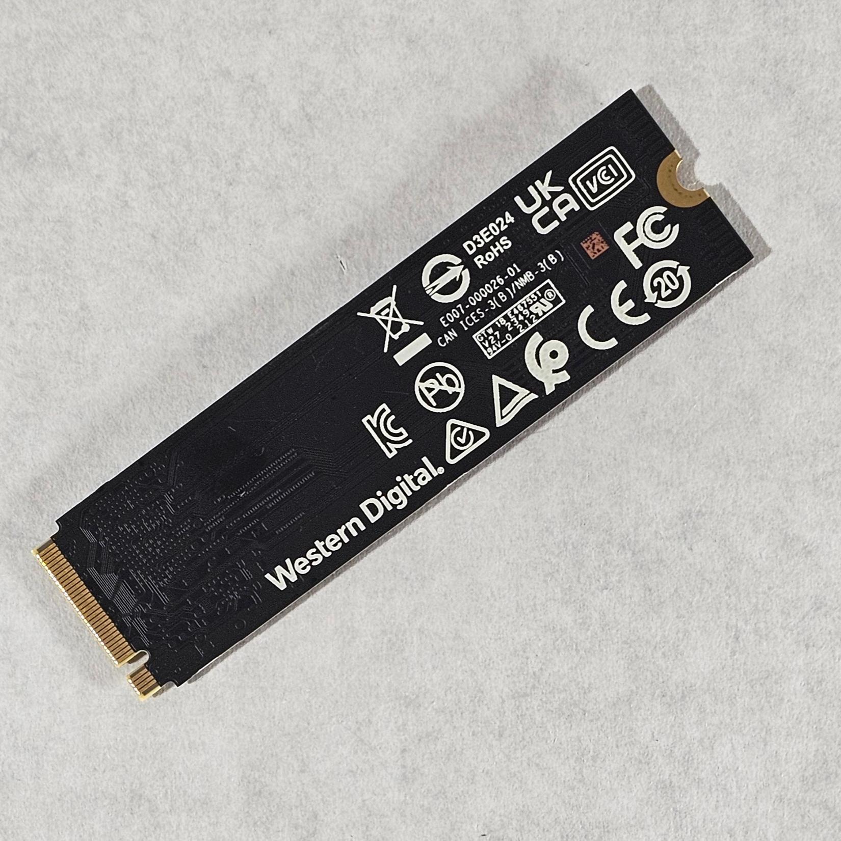1TB NVMe M.2 SSD WD Blue SN580 Gen4