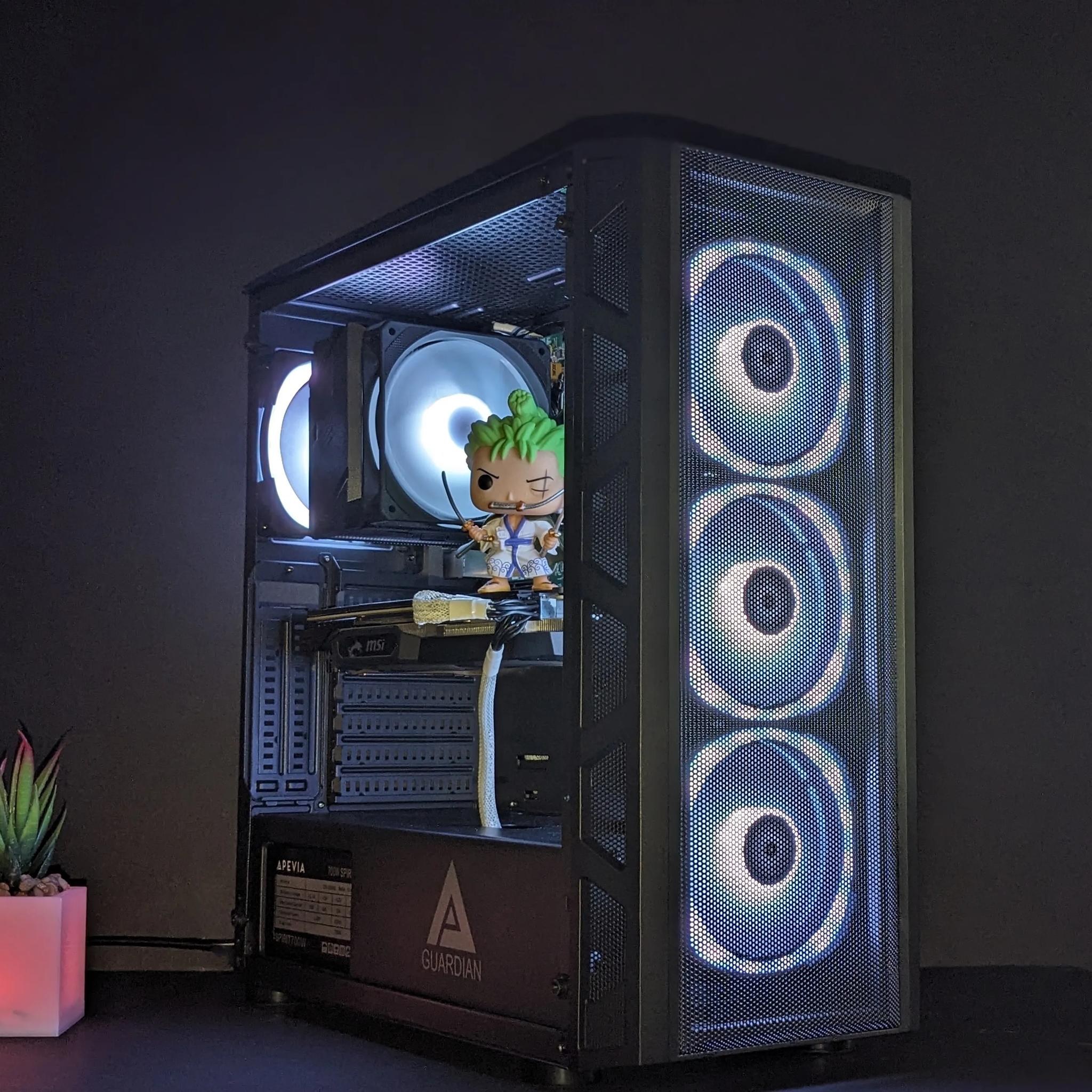 ⚔️🗡️Roronoa Zoro💚⚫️RX 5600XT⚫️ I5-8600@4.1GHz(6-Cores)⚫️16GB DDR4⚫️1TB PCIE NVMe⚫️Windows 11 Pro