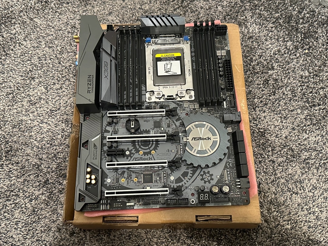 ASRock X399 Taichi STR4 Motherboard [Threadripper 1900-2900 series ...