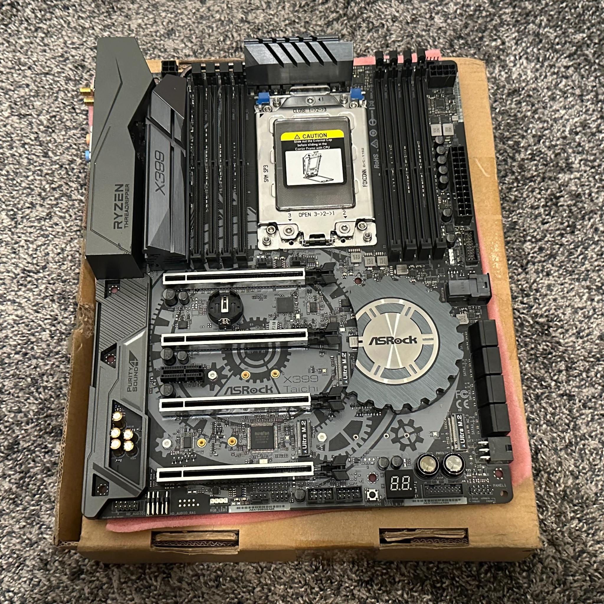 ASRock X399 Taichi STR4 Motherboard [Threadripper 1900-2900 series chipset]
