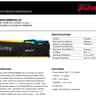 Kingston Fury Beast RGB 32GB (2x16GB) 6000MT/s DDR5 CL40 (KF560C40BBAK2-32) | Intel XMP 3.0