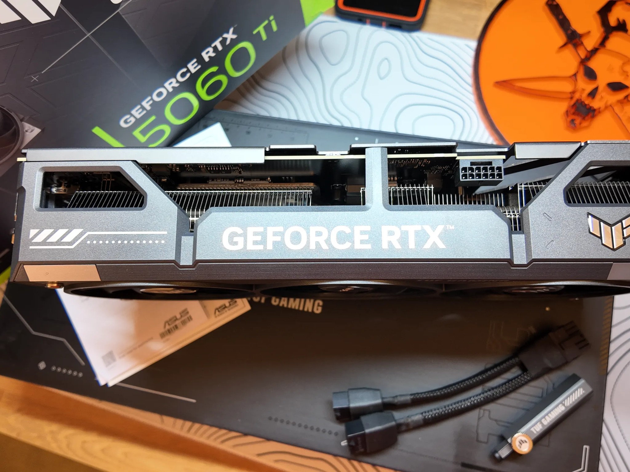 ASUS NVIDIA GeForce RTX 5060 Ti TUF Overclocked Triple Fan 16GB GDDR7 PCIe 5.0 Graphics Card