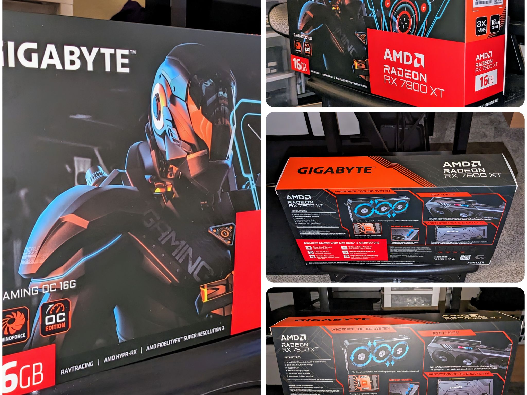 GIGABYTE Radeon RX 7800 XT GAMING OC 16G