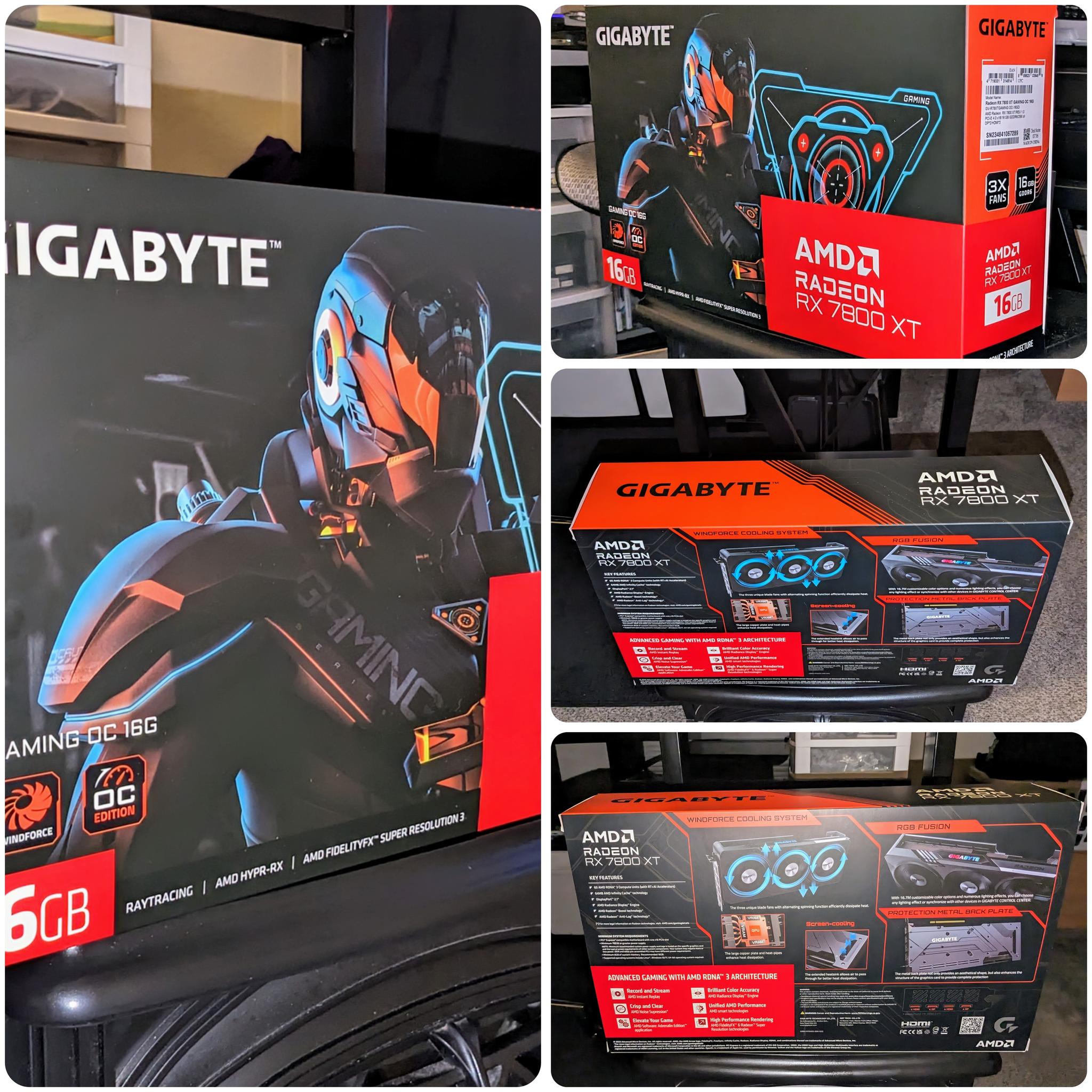 GIGABYTE Radeon RX 7800 XT GAMING OC 16G