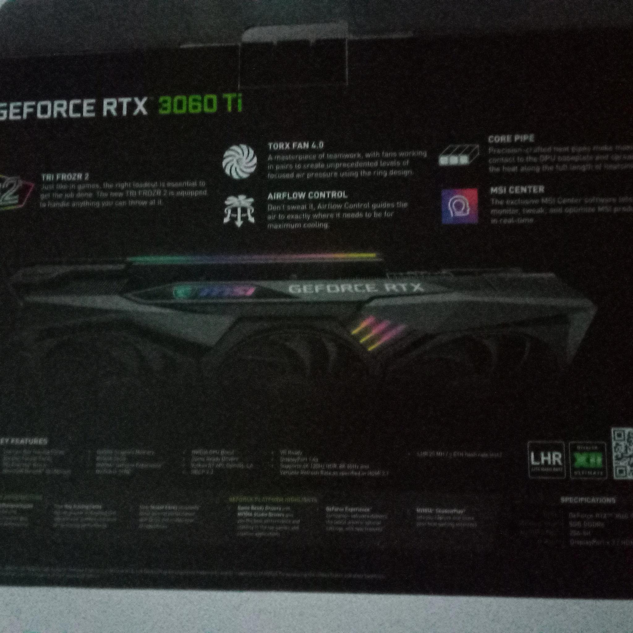 MSI GeForce RTX 3060 Ti 8 GB GAMING Z TRIO Video Card