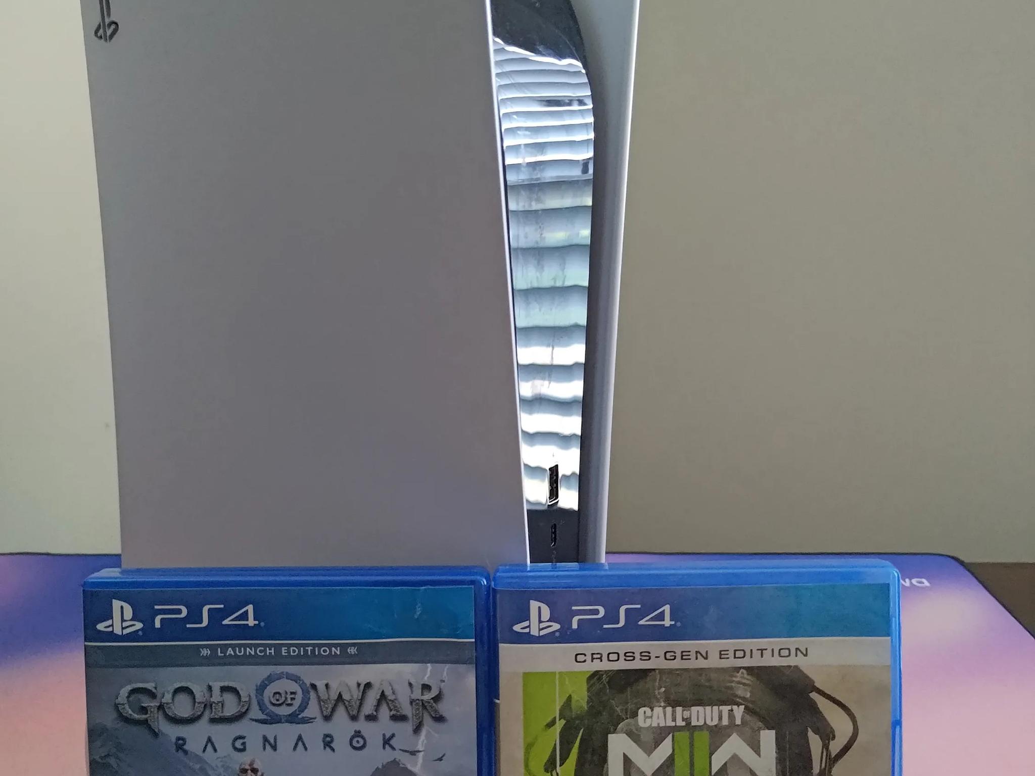 Sony PS5 Disc Version w/ God of War Ragnarok & CoD Game