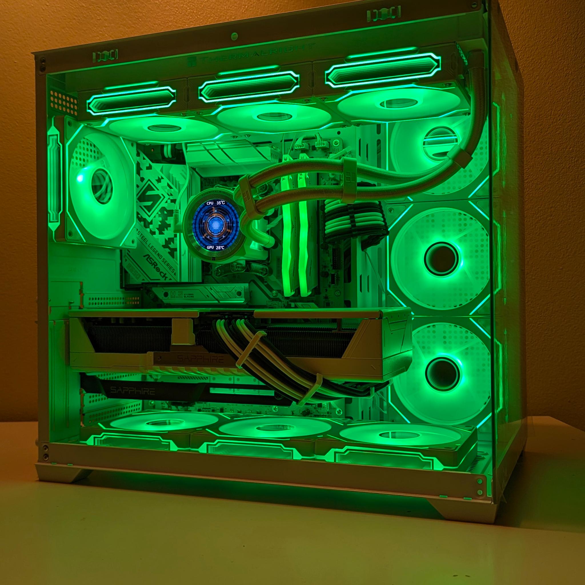 Copy of ⚡ High-End White Gaming PC | Ryzen 7 7800X3D |RX 9070XT 16GB| 32gb DDR5 | 2TB SSD| 360MM ...
