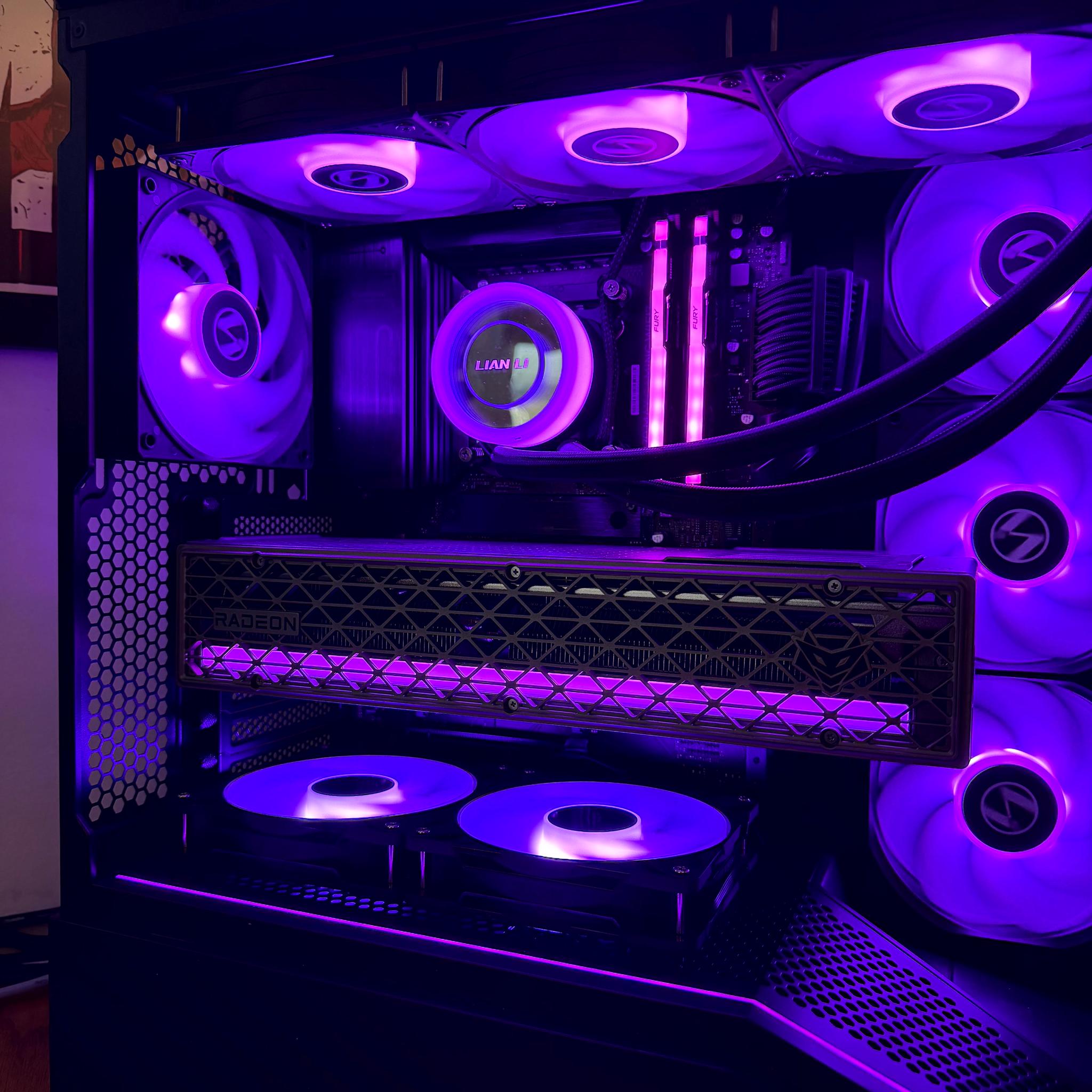 Dark Singularity II - RX 9070 XT | Ryzen 7 9800x3d | 32G @6000 MT/sec | 2TB NVME | 1000 W Platinum